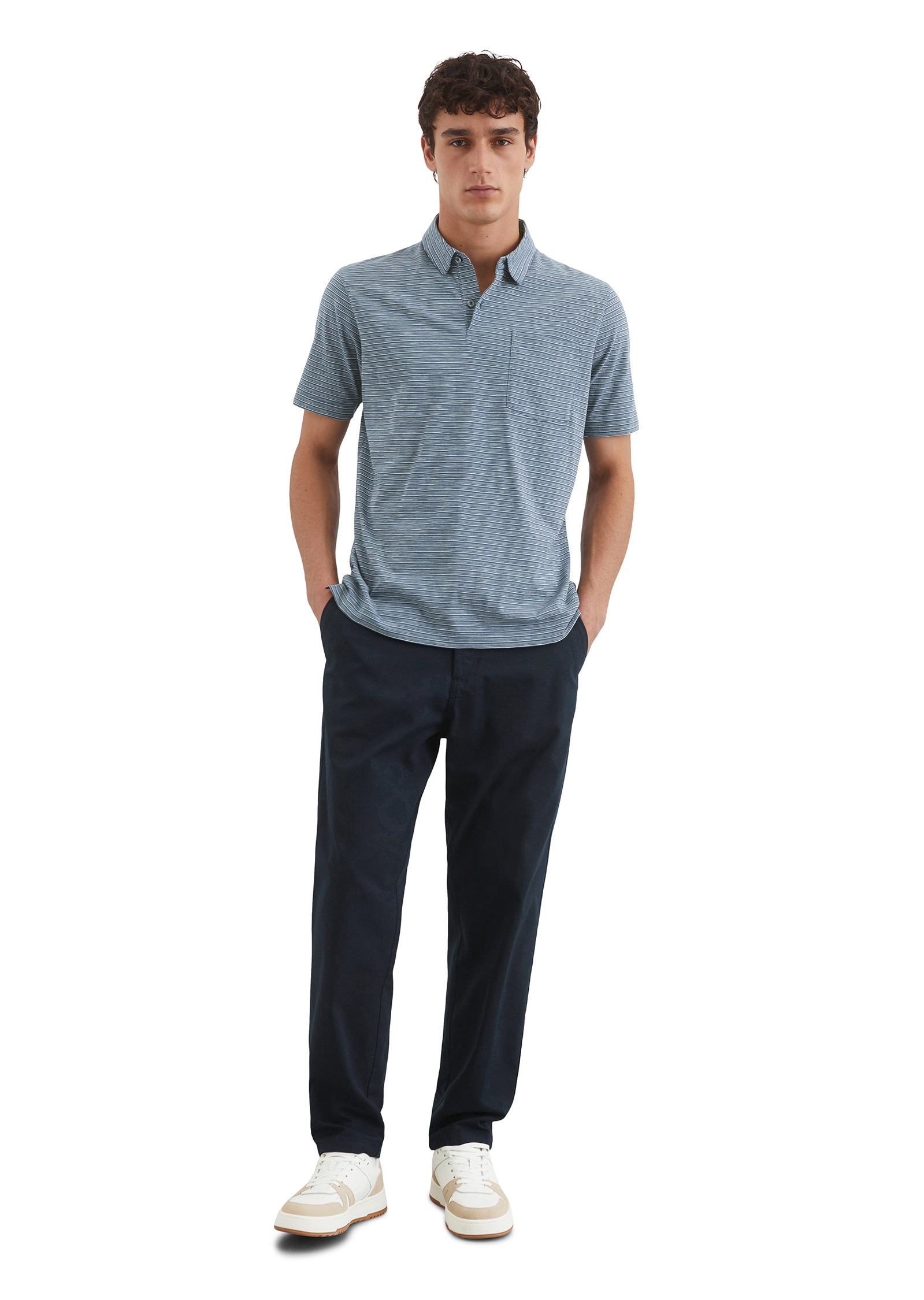 Marc O'Polo Poloshirt »aus weichem Slub-Jersey«