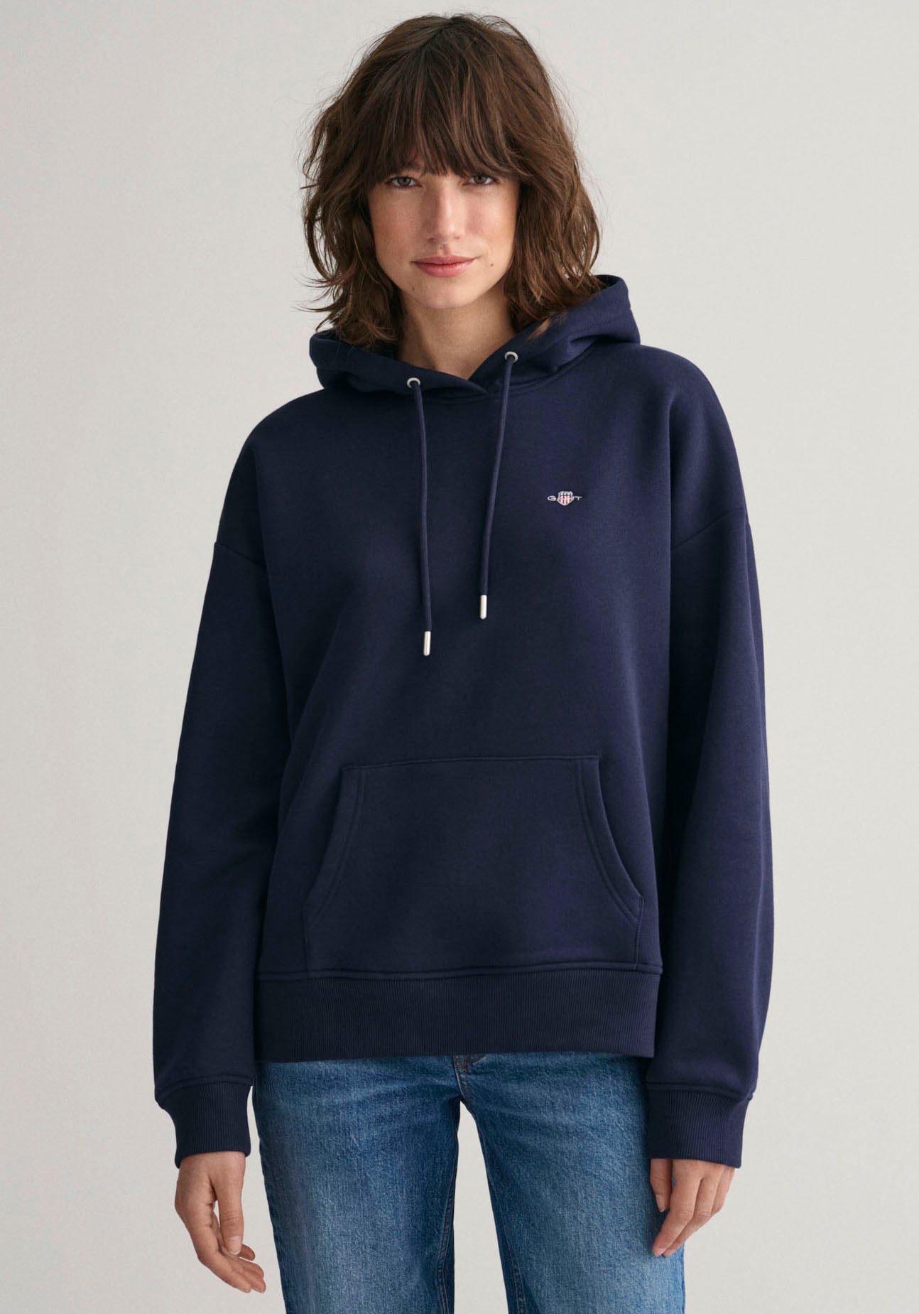 Gant Sweatshirt "REL SHIELD HOODIE", mit GANT-Stickerei auf der Brust günstig online kaufen