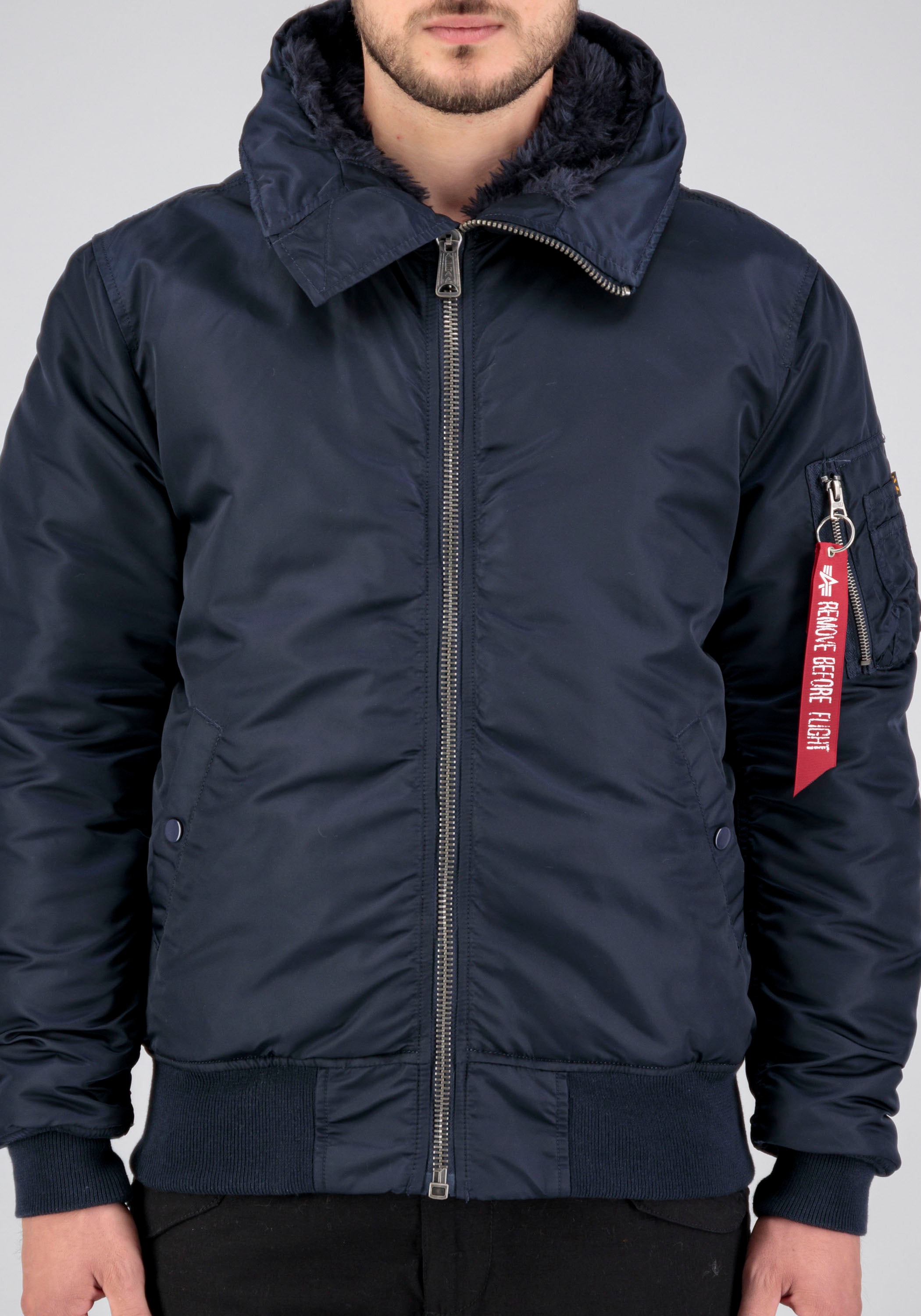 Alpha Industries Bomberjacke »MA-1 HOODED«, mit Kapuze