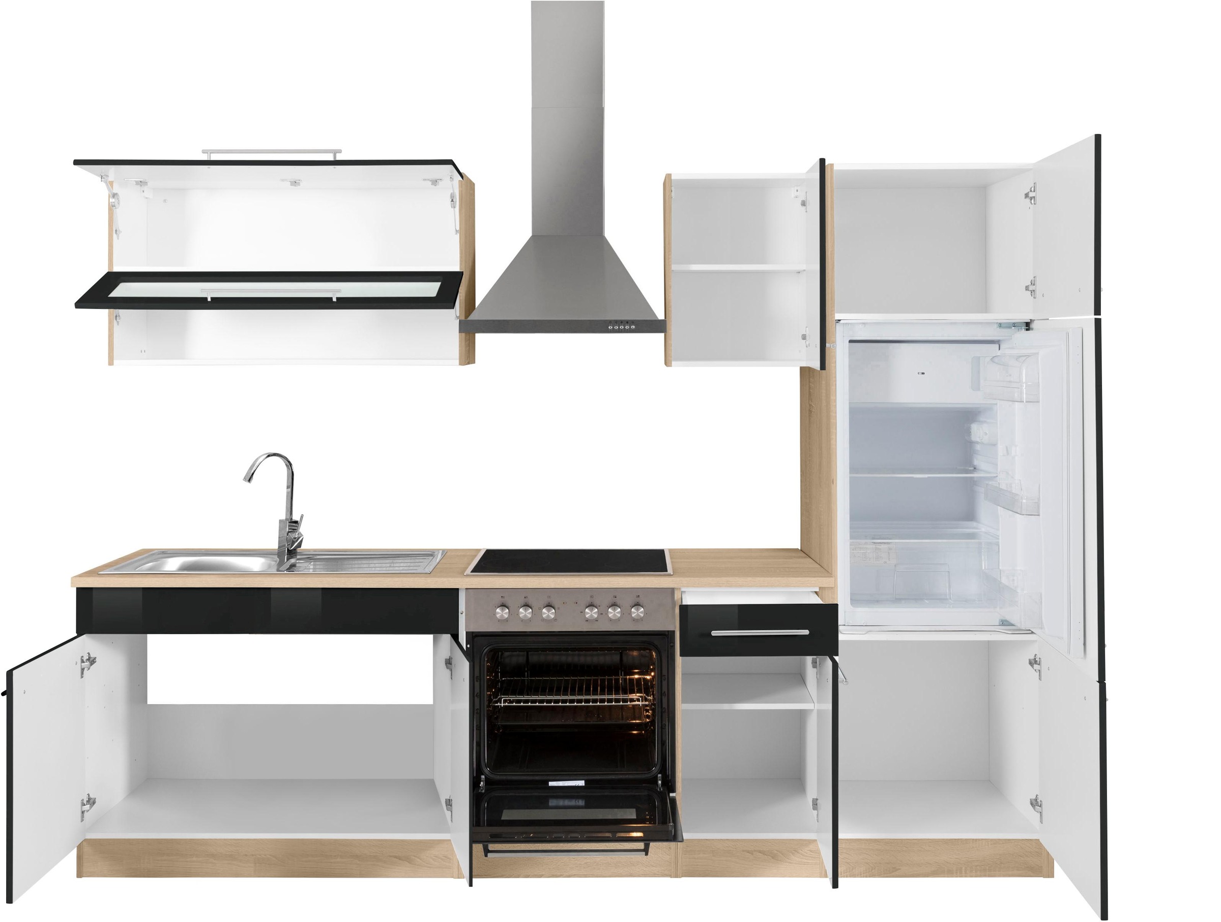 KOCHSTATION Küchenzeile »KS-Eton«, ohne E-Geräte, Breite 270 cm