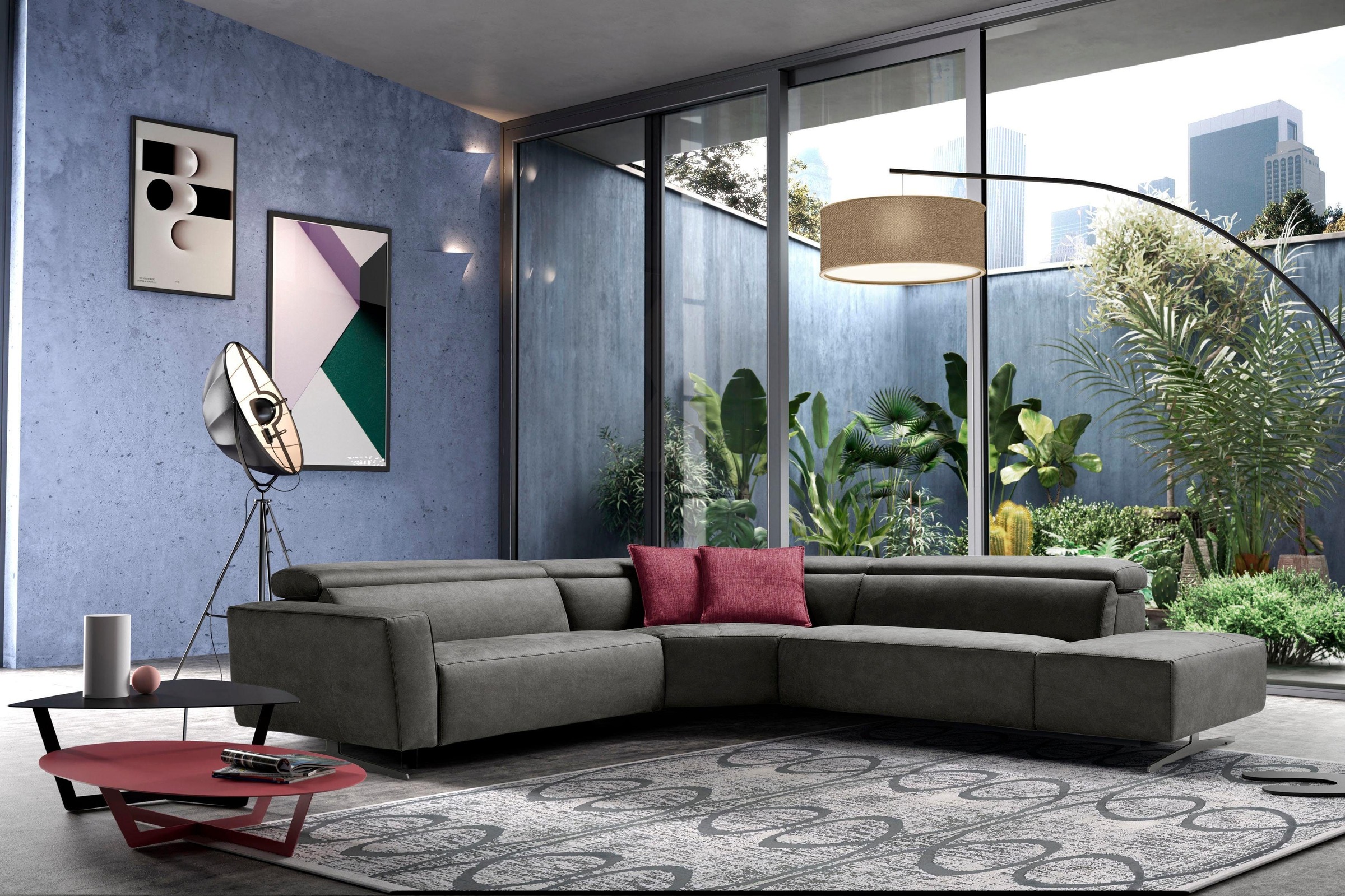 Egoitaliano Ecksofa "Stefanie-e, Designsofa der Extraklasse, bequem mit hoh günstig online kaufen