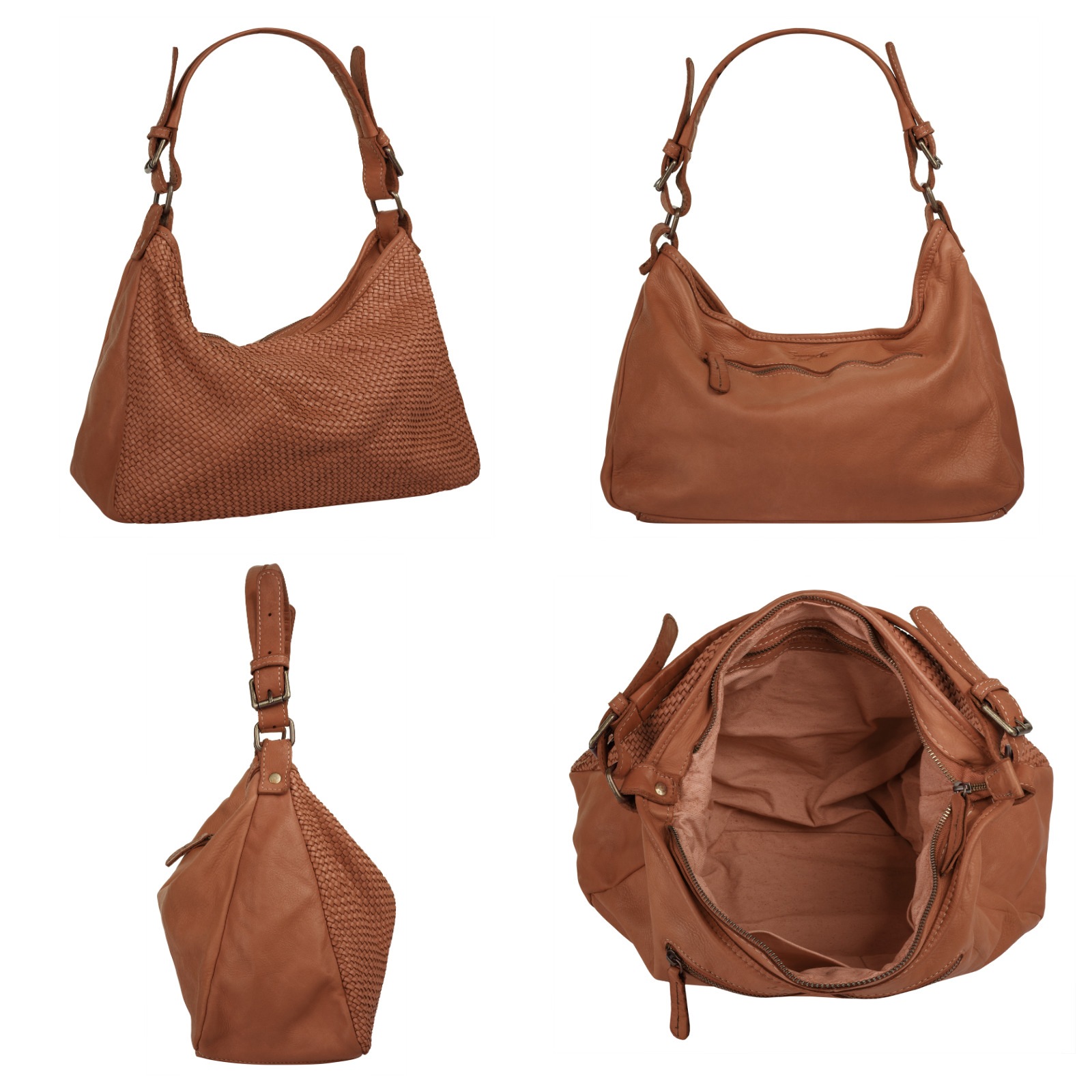 Thumbnail - Samantha Look Shopper, echt Leder, Made in Italy
