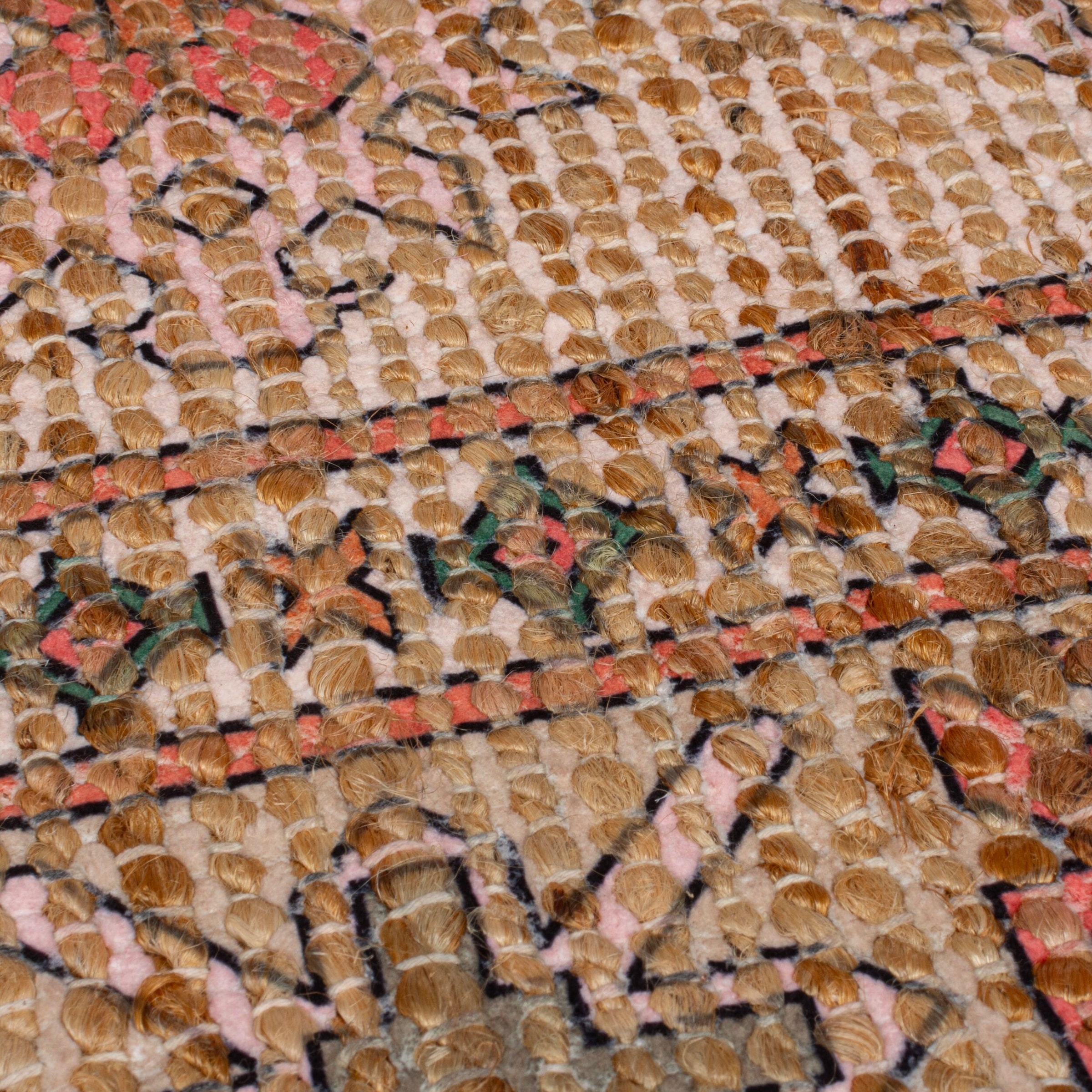 FLAIR RUGS Teppich, rechteckig, 7 mm Höhe, Chenille-Jutemischung