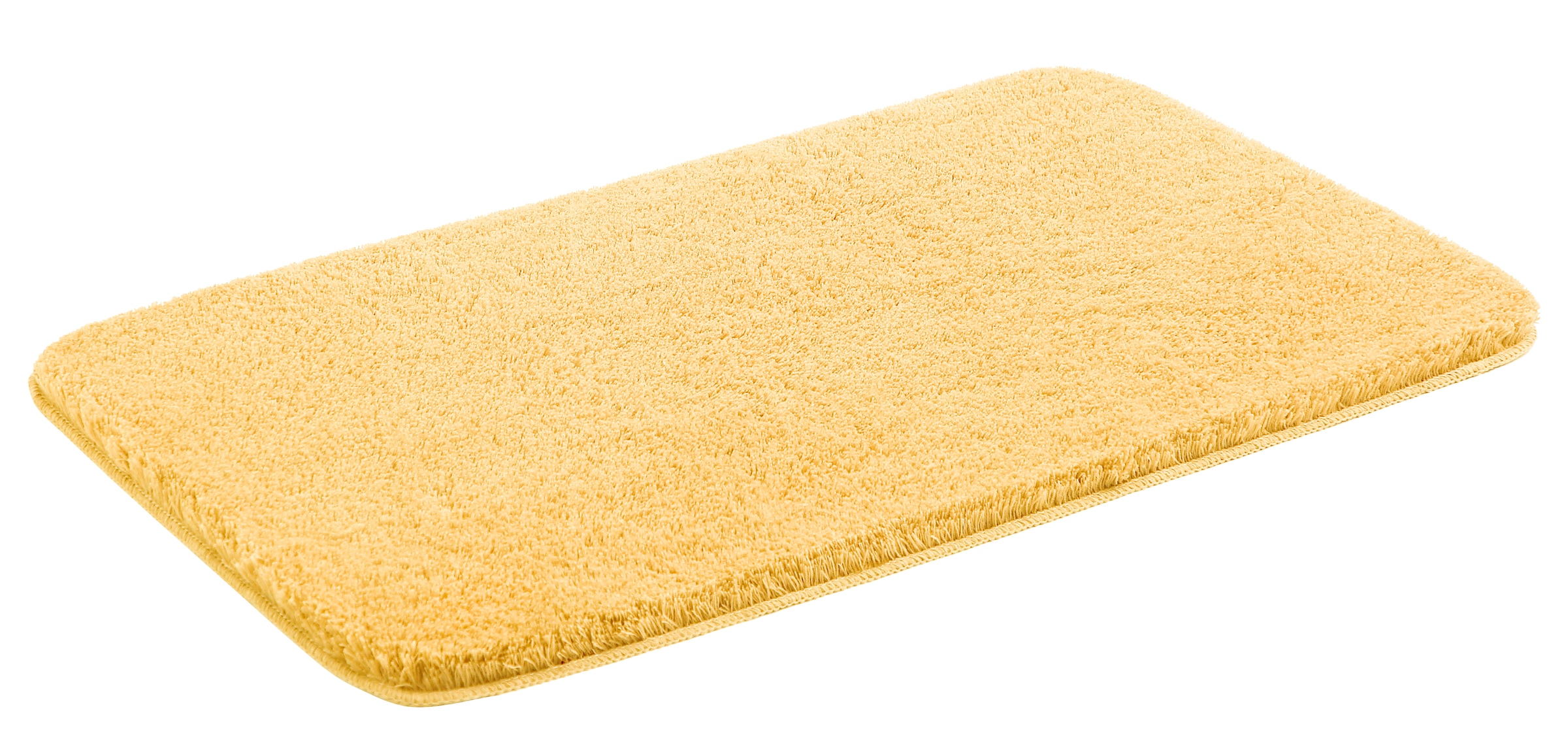 my home Badematte »Merida, Badvorleger, Badezimmer Teppich«, rutschhemmend beschichtet, fußbodenheizungsgeeignet-schnell trocknend-strapazierfähig, Badteppich, Uni Farben, rechteckig, rund & als 2-tlg. Set erhältlich