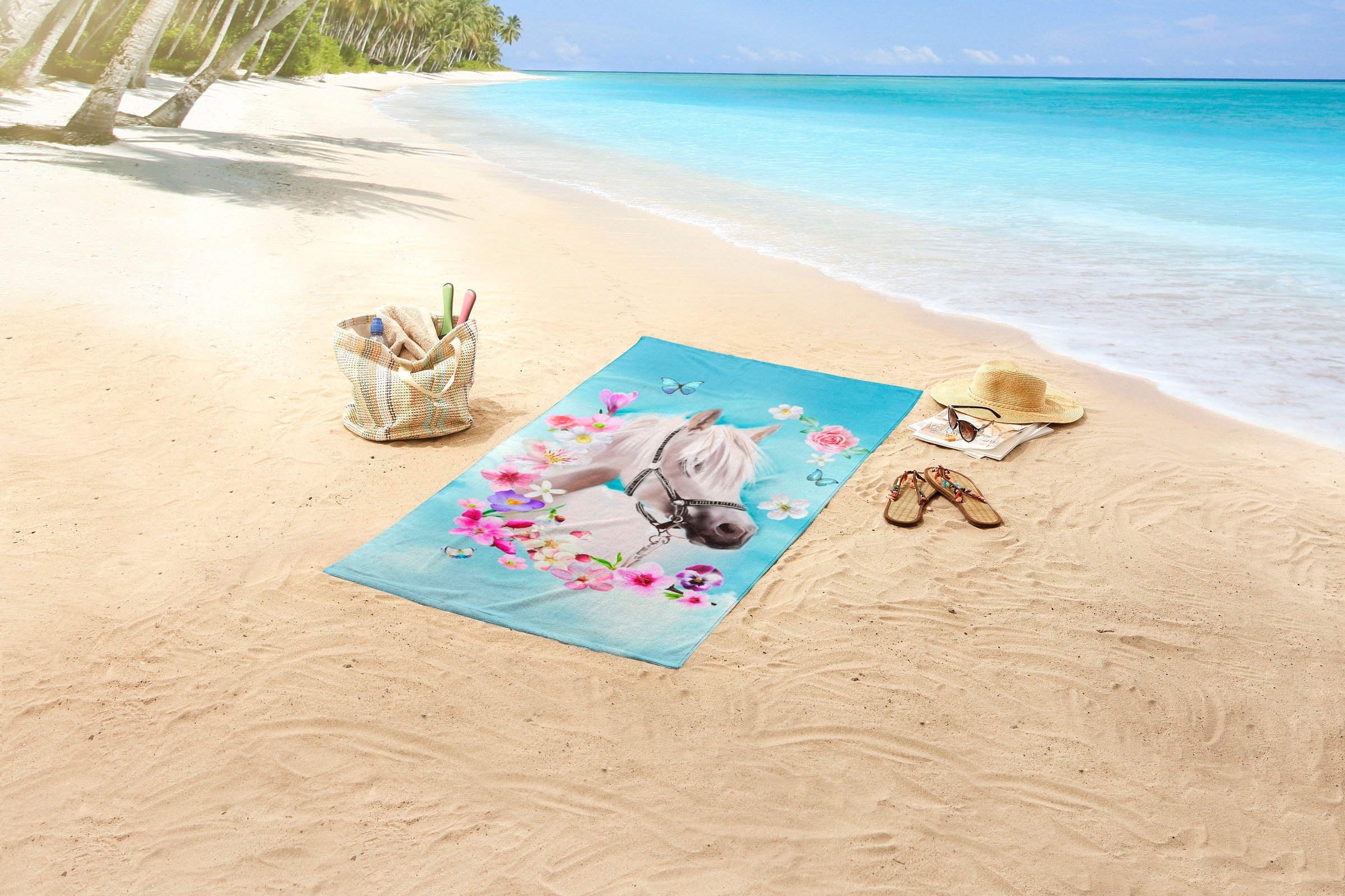 good morning Strandtuch "My Beauty" 100% Mikrofaser, 75x150, Schnelltrockne günstig online kaufen