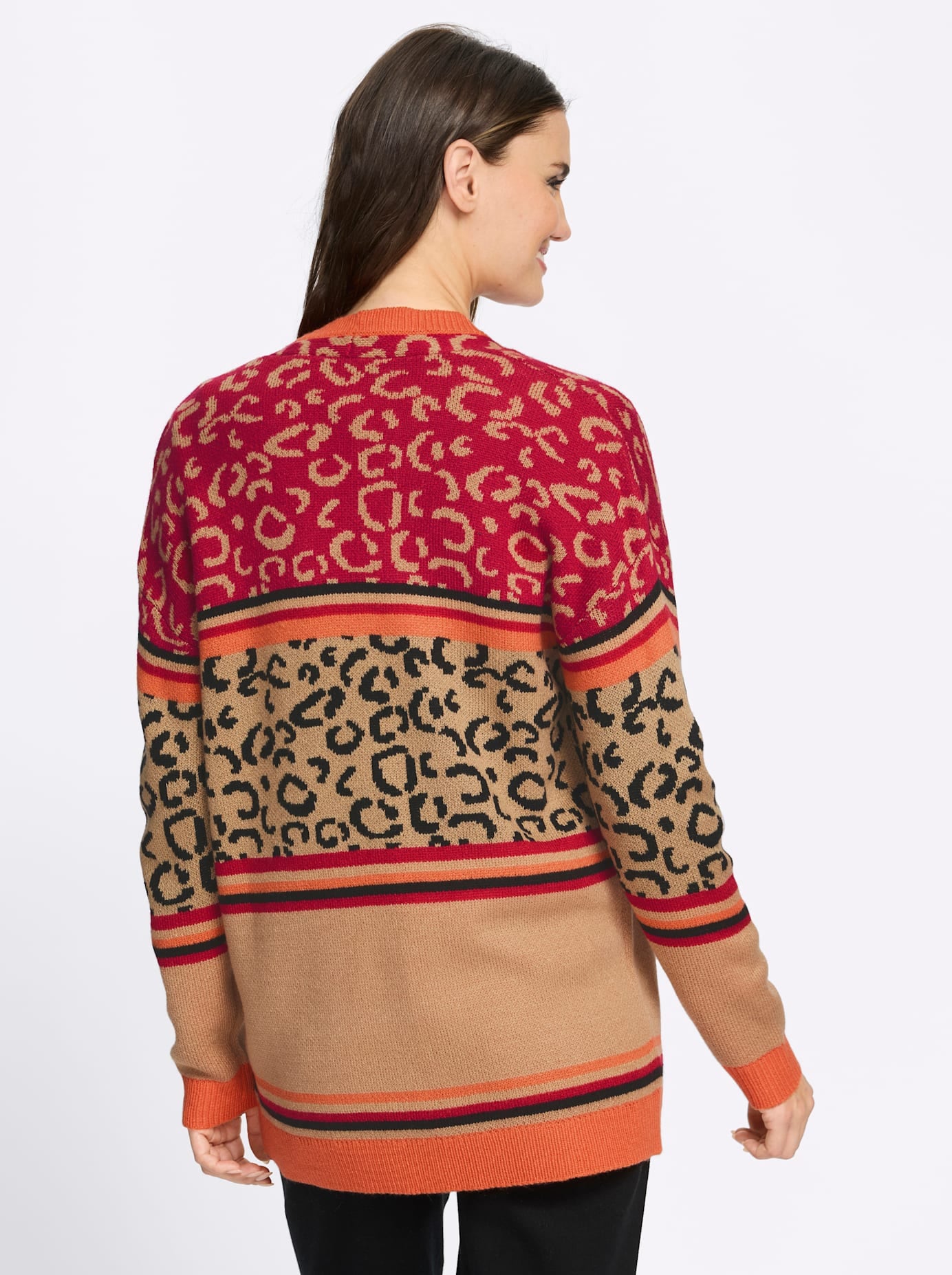 Classic Basics Longstrickjacke