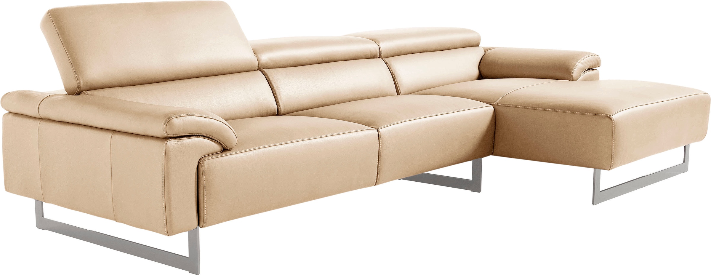 Egoitaliano Ecksofa "Malika, edel und bequem, Designsofa mit hochwertigen B günstig online kaufen