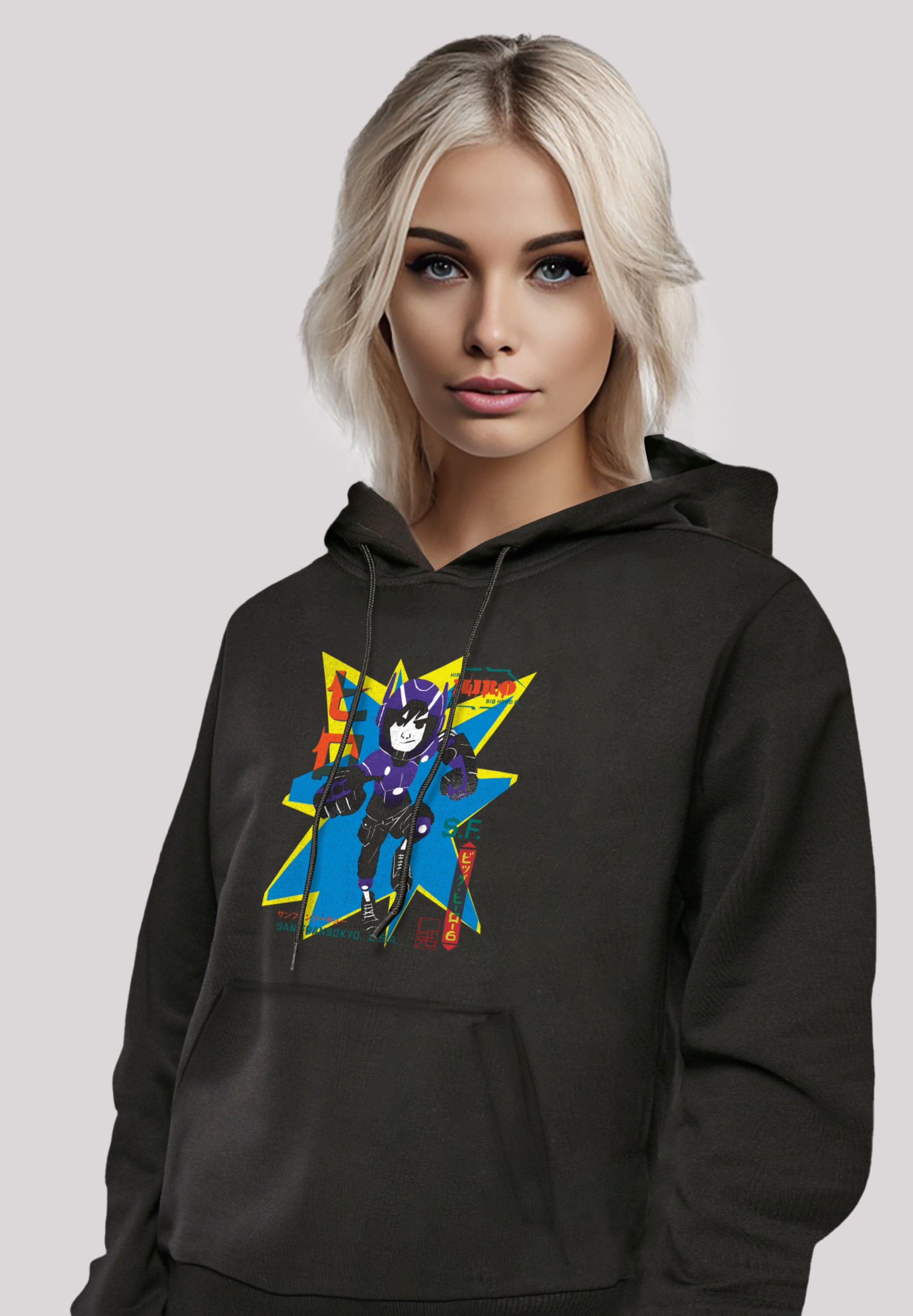F4NT4STIC Kapuzenpullover »Big Hero 6 Hiro Manga«, Premium Qualität