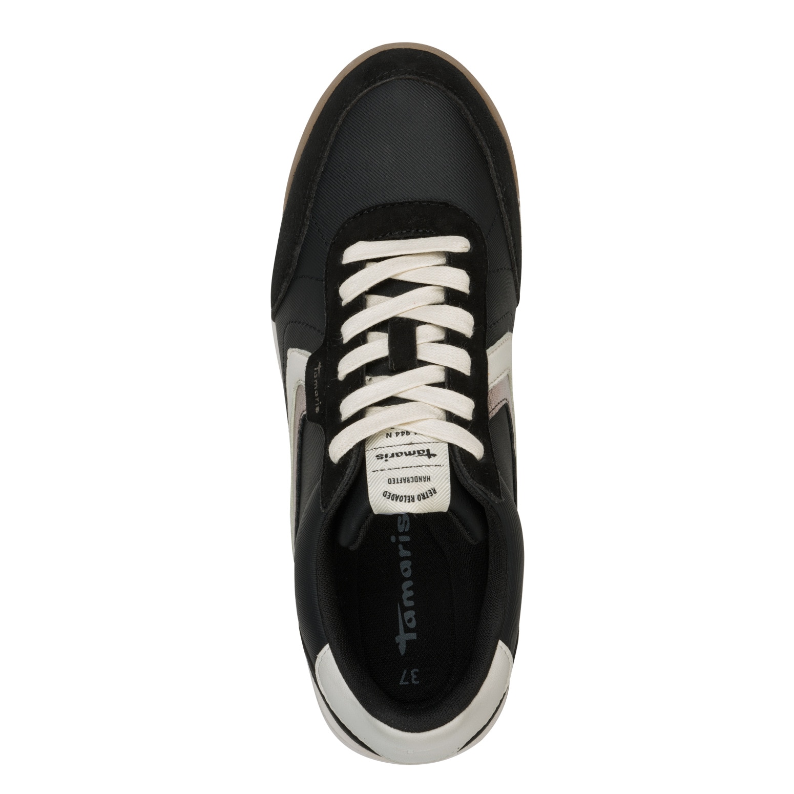 Tamaris Sneaker, Freizeitschuh, Halbschuh, Schnürschuh, weich gepolsterter Schaftrand