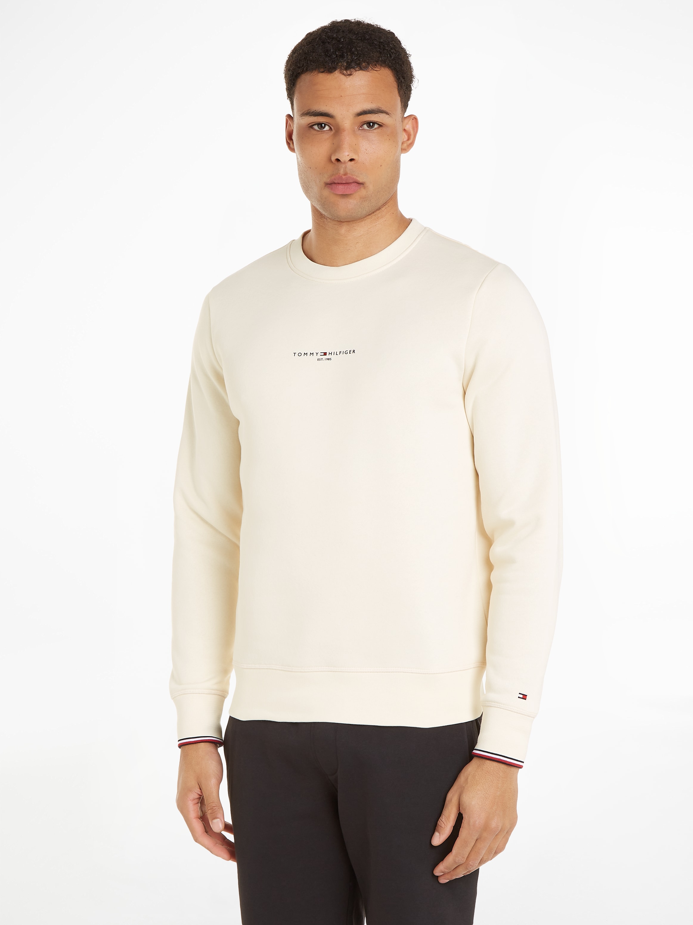 Tommy Hilfiger Sweatshirt "TOMMY LOGO TIPPED CREWNECK" günstig online kaufen