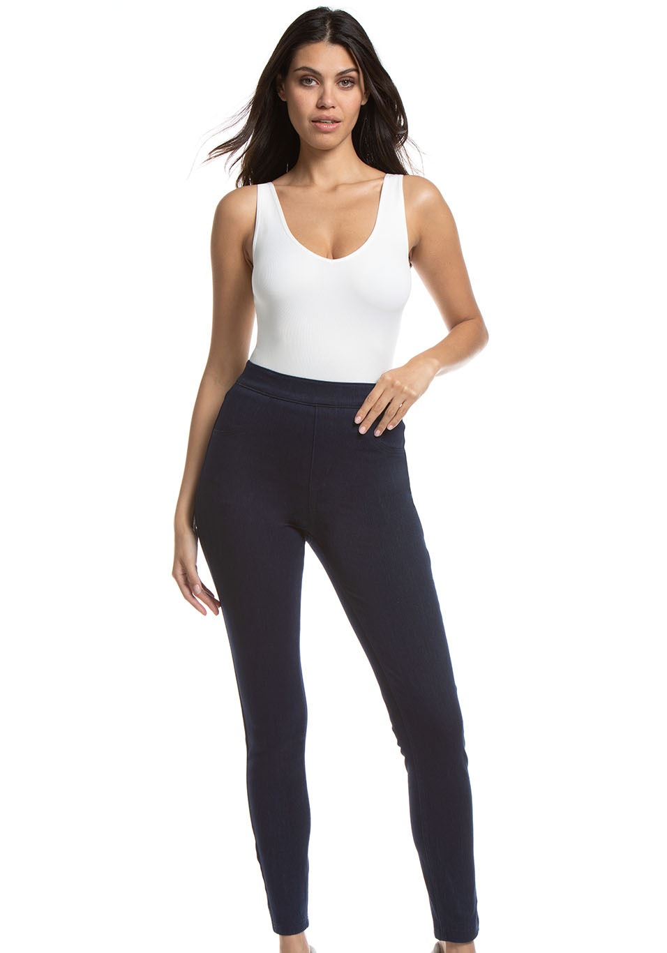 MAGIC Bodyfashion Jeggings "Shaping Leggings" Denim-Look, elastisch, gefütt günstig online kaufen