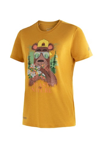 T-Shirt »Tistam S/S M«, Herren Kurzarmshirt mit Print für Wandern und Freizeit