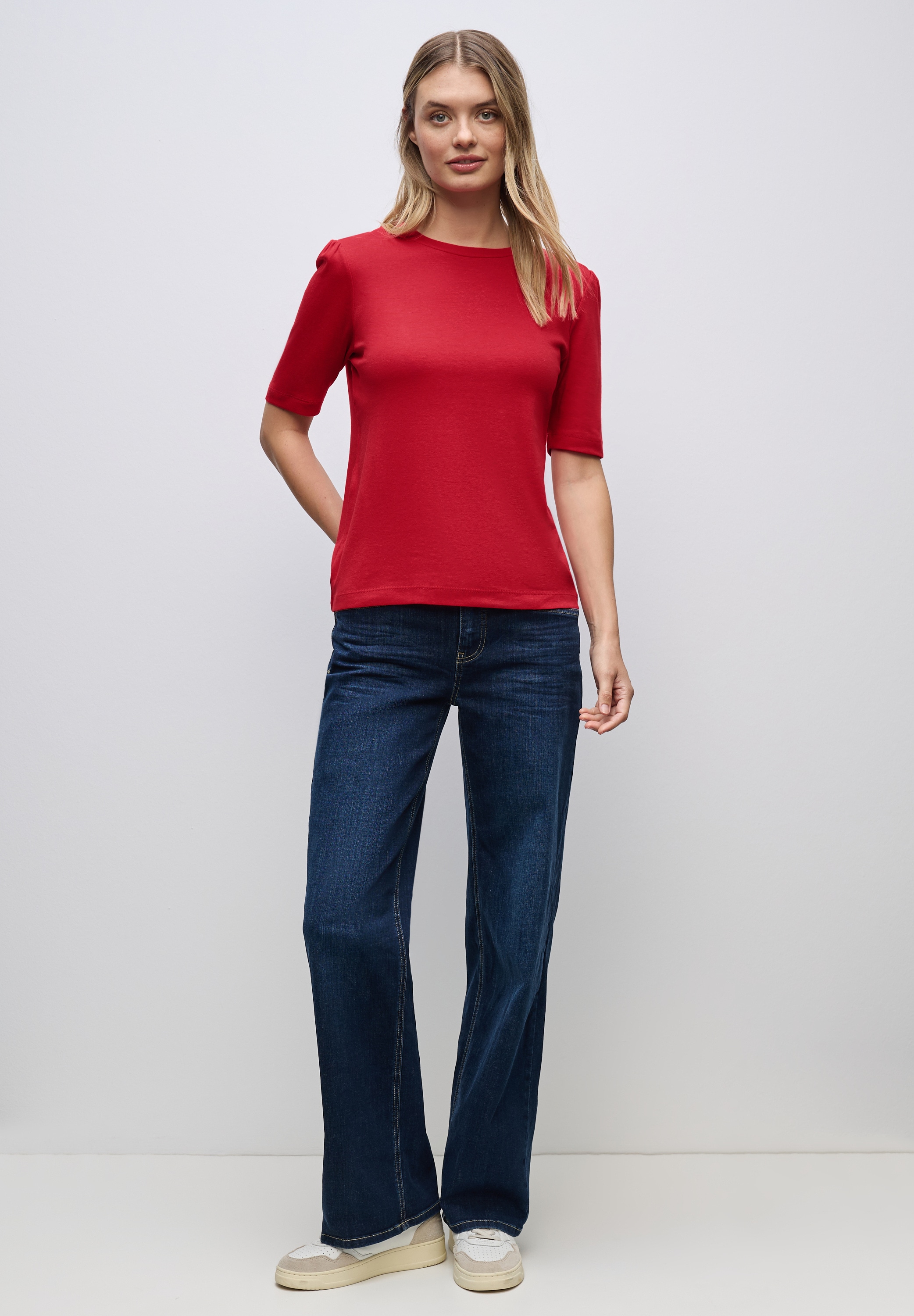 STREET ONE T-Shirt, im soften Baumwoll-Mix