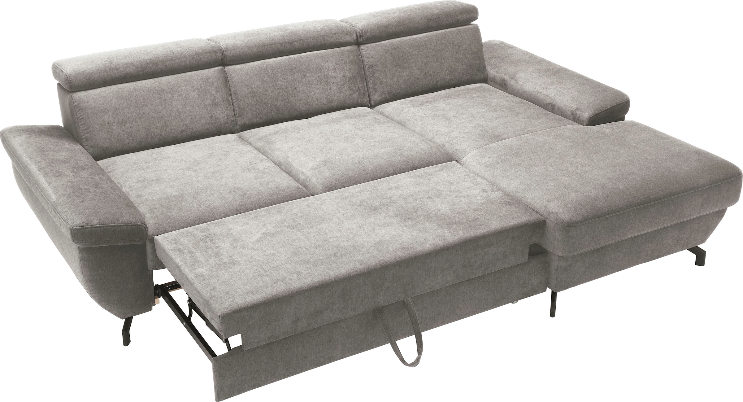 TRENDMANUFAKTUR Ecksofa »Rima, multifunktionales Sofa, L-Form,«, mit Bettfunktion, Bettkasten, Kopf- und Sitztiefenverstellung