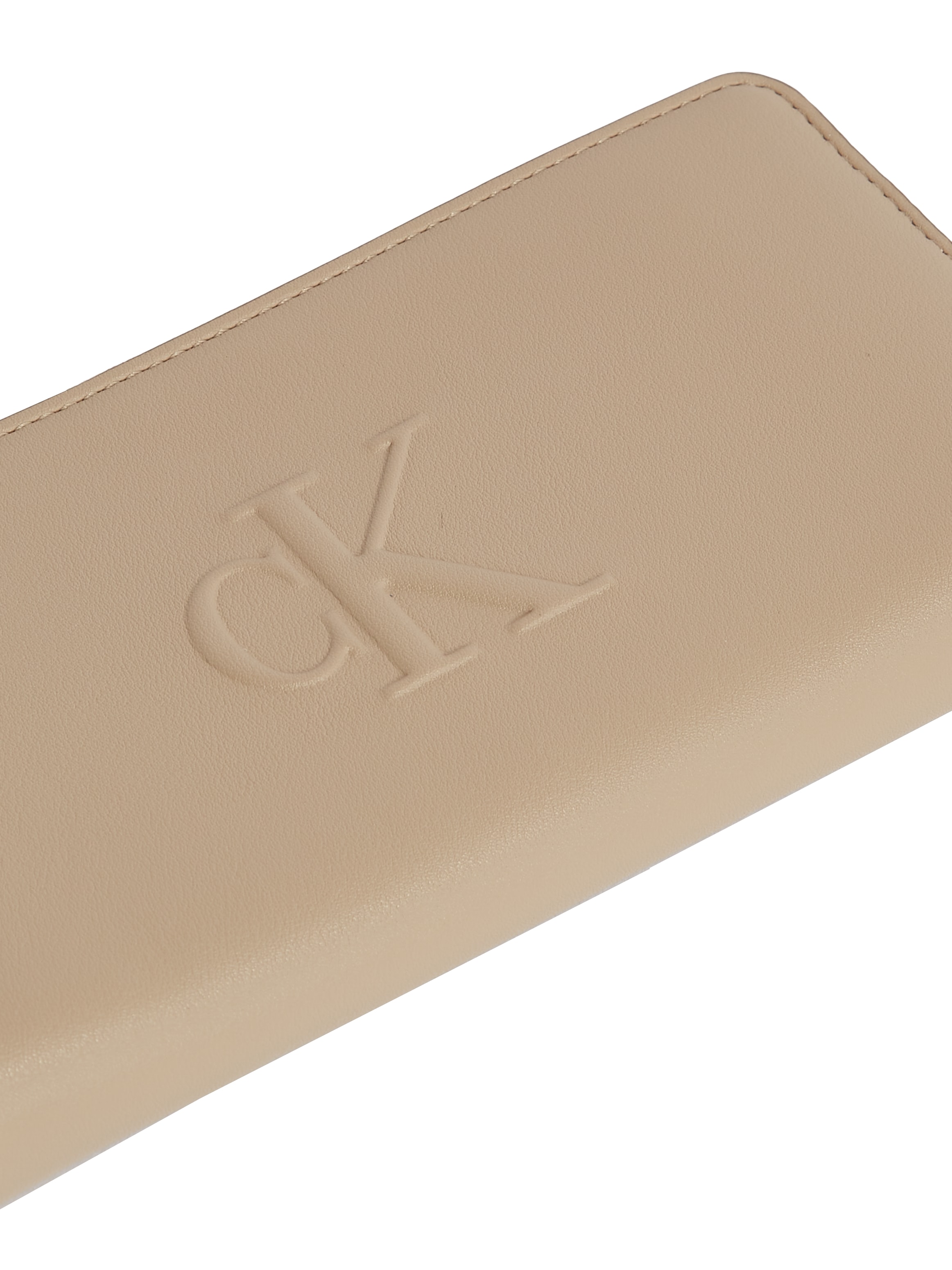 Calvin Klein Jeans Geldbörse »SCULPTED ZIP AROUND WALLET«, Geldbeutel, Portemonnaie Damen mit Reißverschluss-Münfach innen