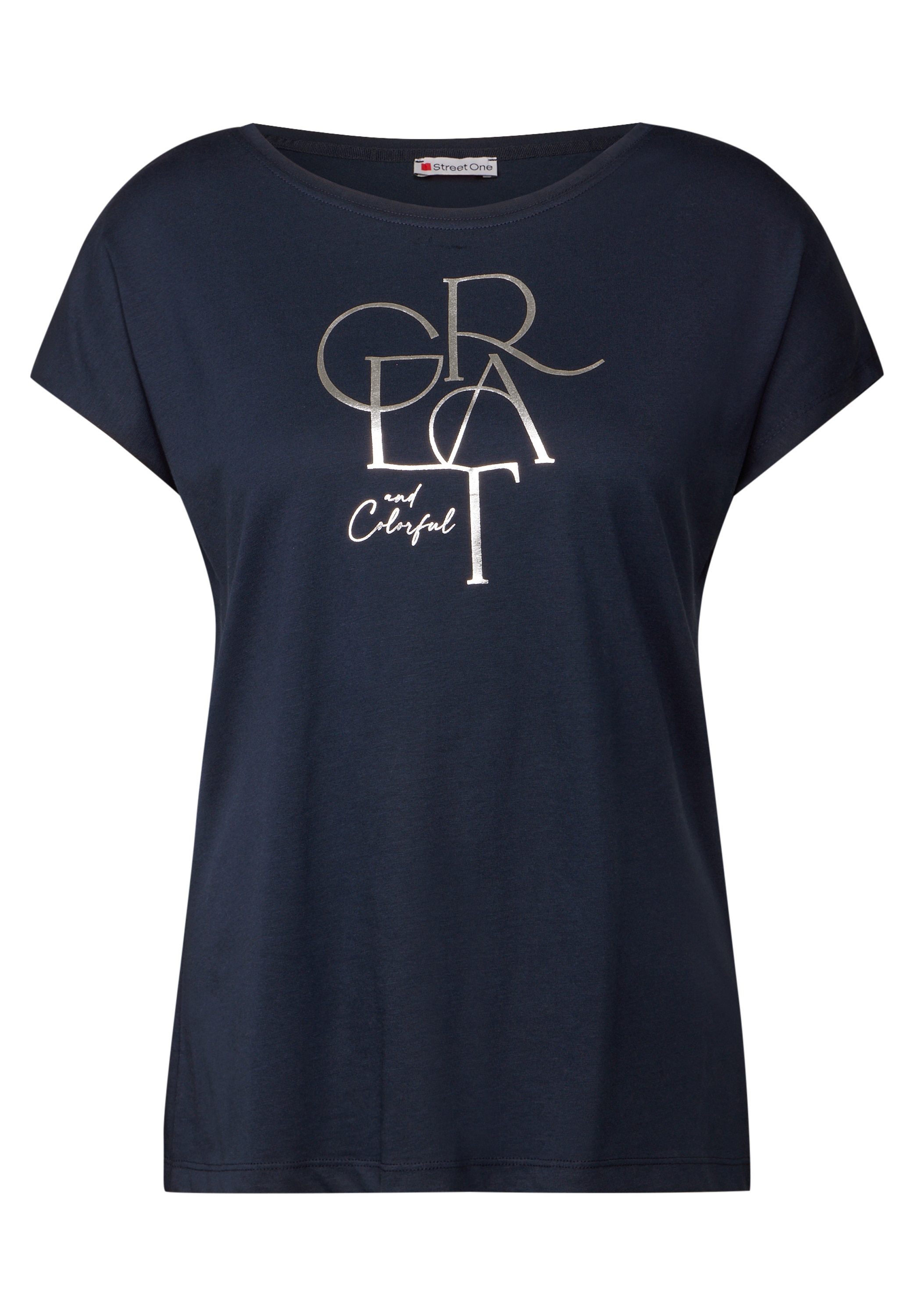 STREET ONE T-Shirt, im soften Baumwoll-Mix