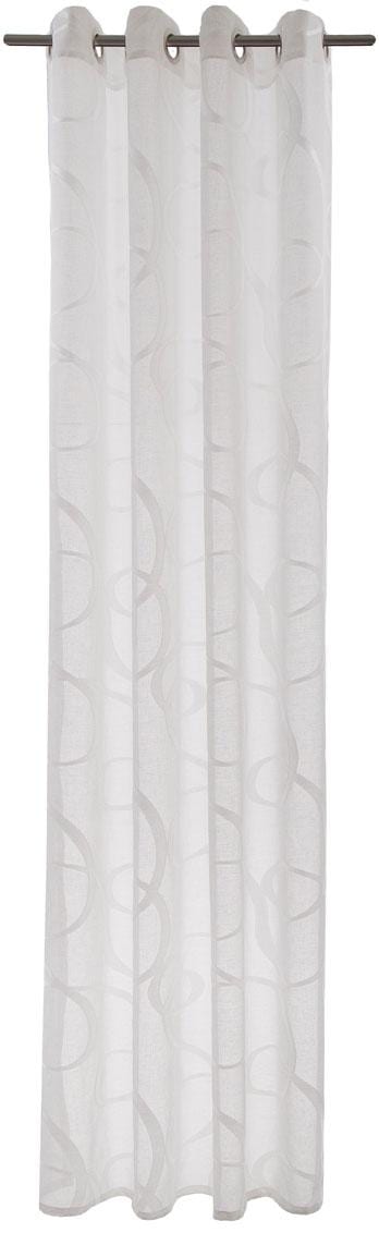 HOMING Vorhang "Seth" Ösen 1 Stk. tlg. weiß, Wohnzimmer, Kinderzimmer günstig online kaufen