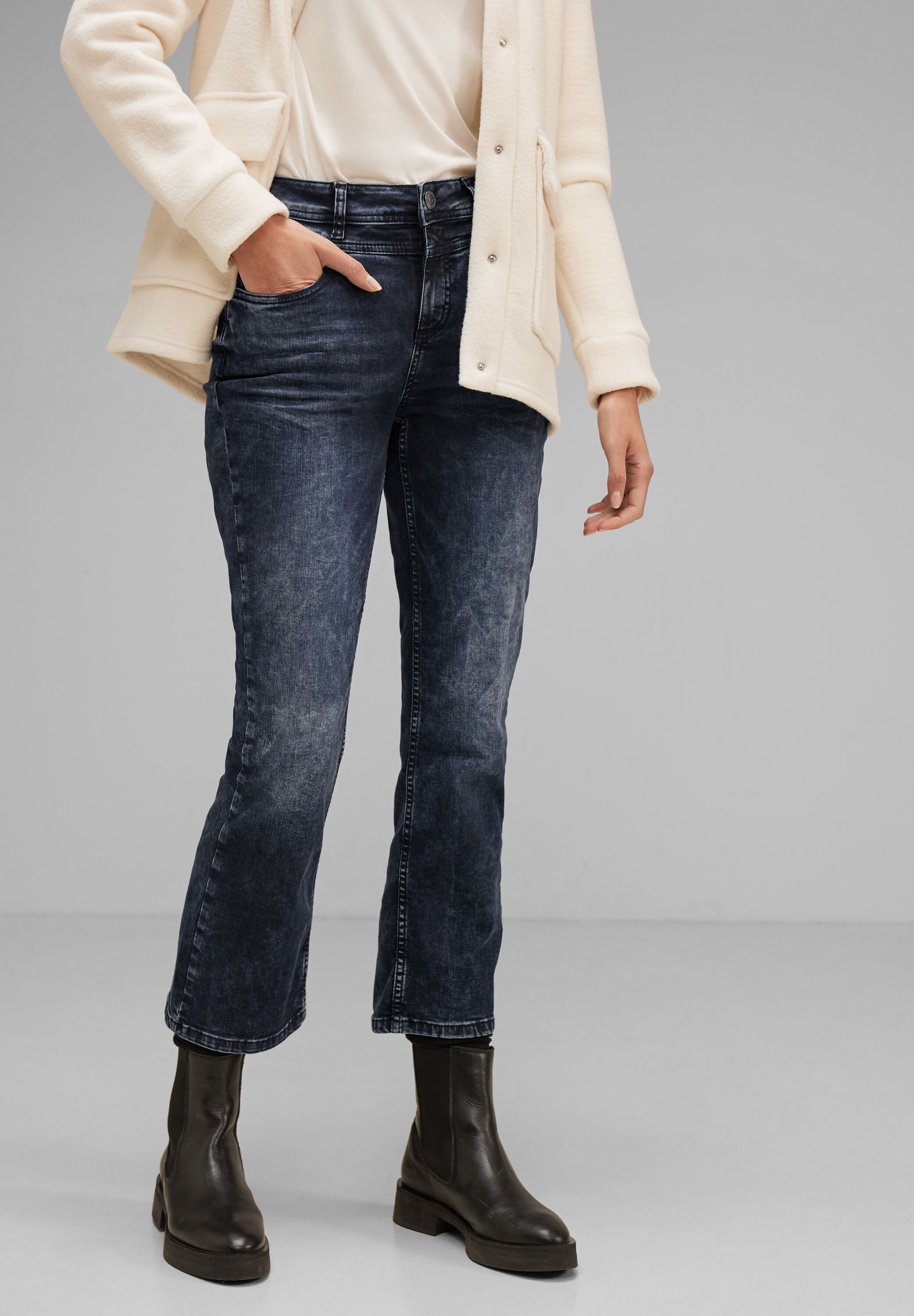 online ONE BAUR High STREET | Waist Comfort-fit-Jeans, bestellen