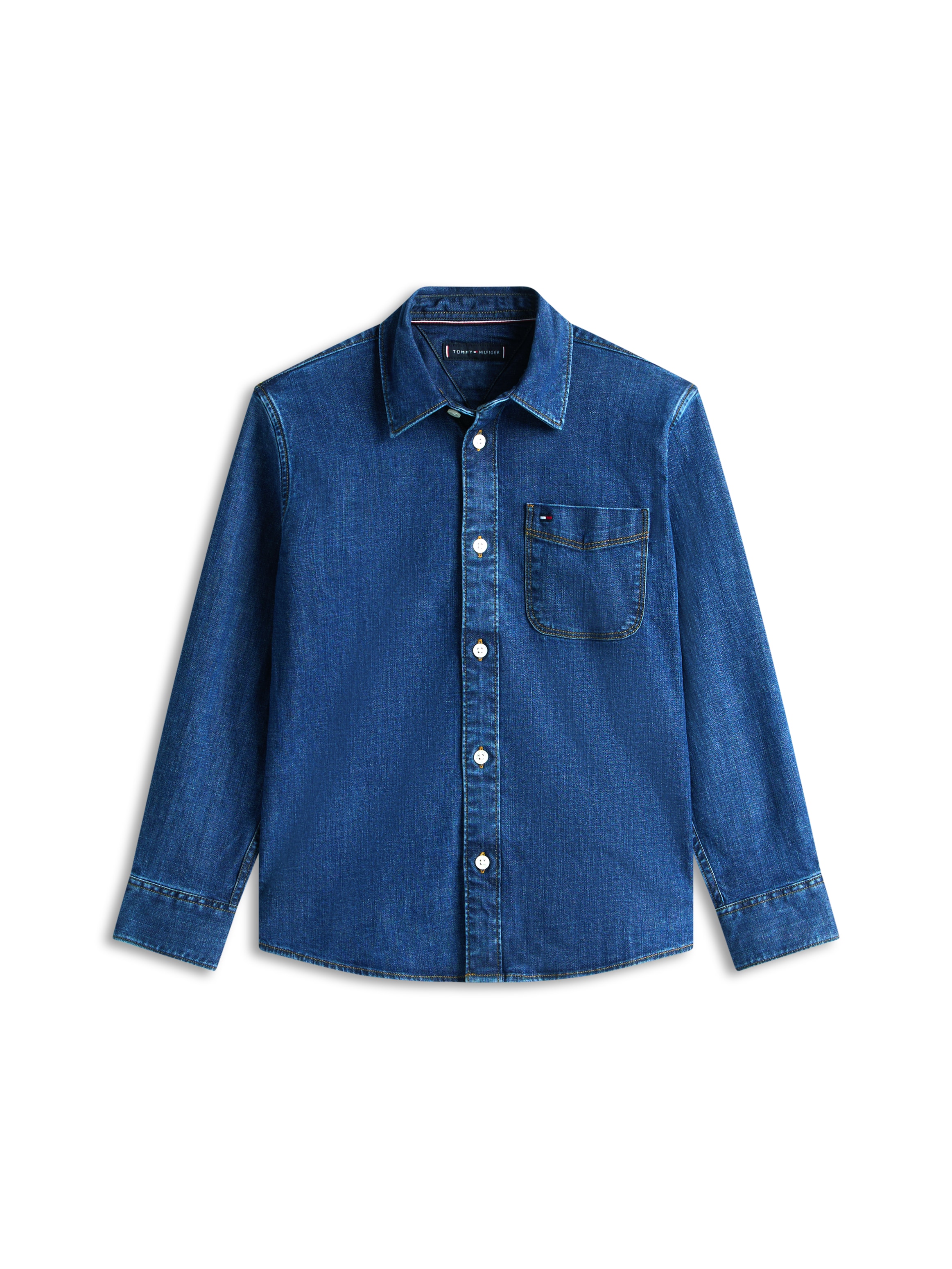 Tommy Hilfiger Jeanshemd »RELAXED DENIM SHIRT« Regular fit, für Kinder bis 16 Jahre