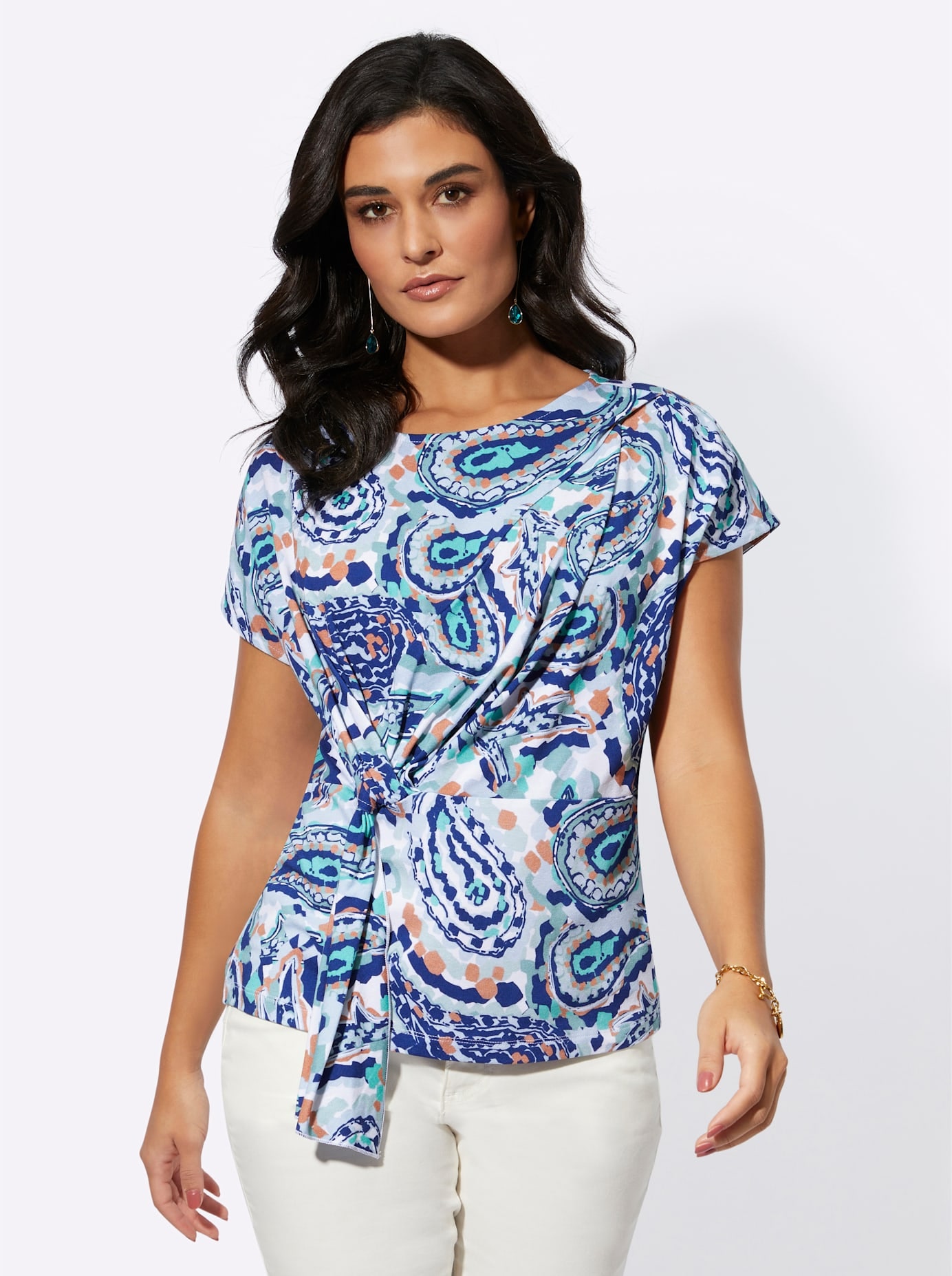 creation L Print-Shirt "Lyocell-Shirt" 1 Stk. tlg. günstig online kaufen