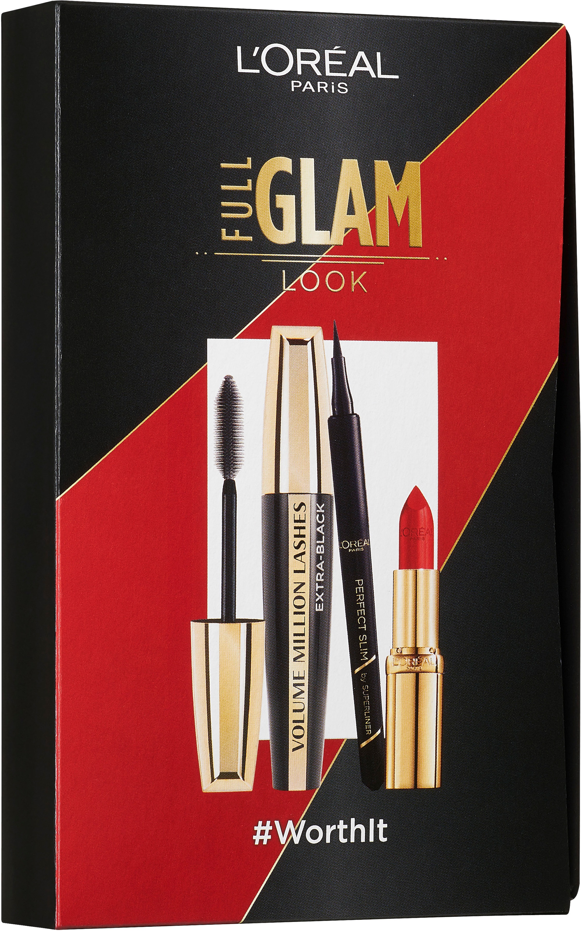 L'ORÉAL PARIS Augen-Make-Up-Set »VML + Color Riche + Superliner«, (3 tlg.), mit gerader Elastomer-Bürste