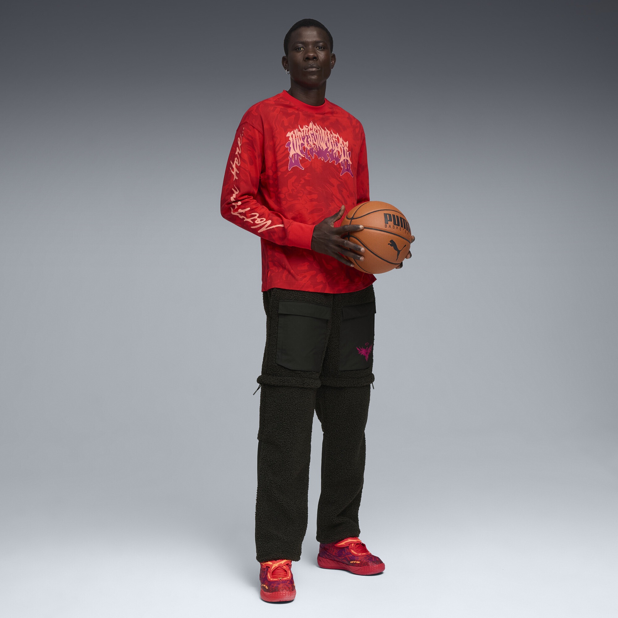 PUMA Trainingsshirt »LaMelo Supernova Langarmshirt mit Print Herren«