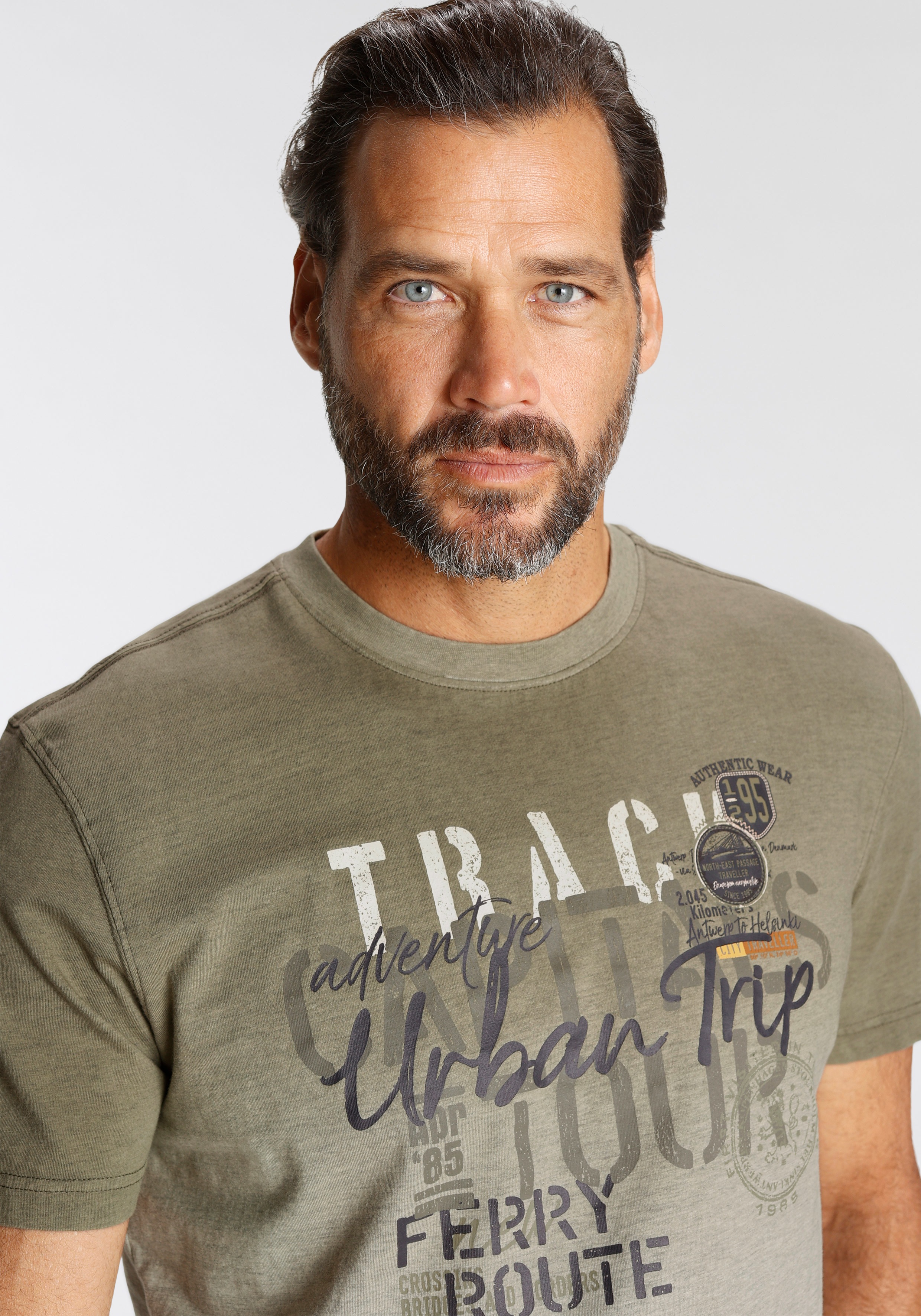 Thumbnail - Mans World T-Shirt, Kurzarm, Regular Fit, bedrucktes Design, Rundhalsausschnitt
