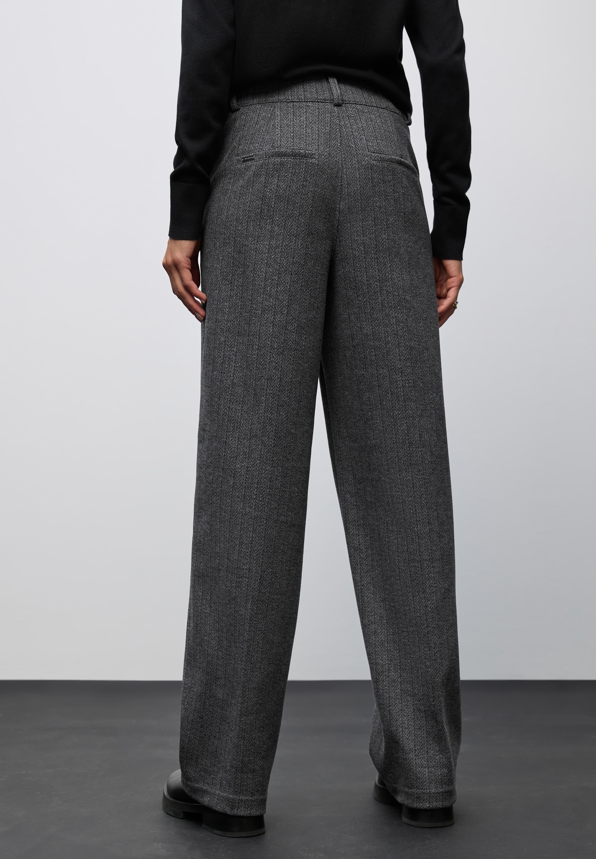 STREET ONE Stoffhose, High Waist