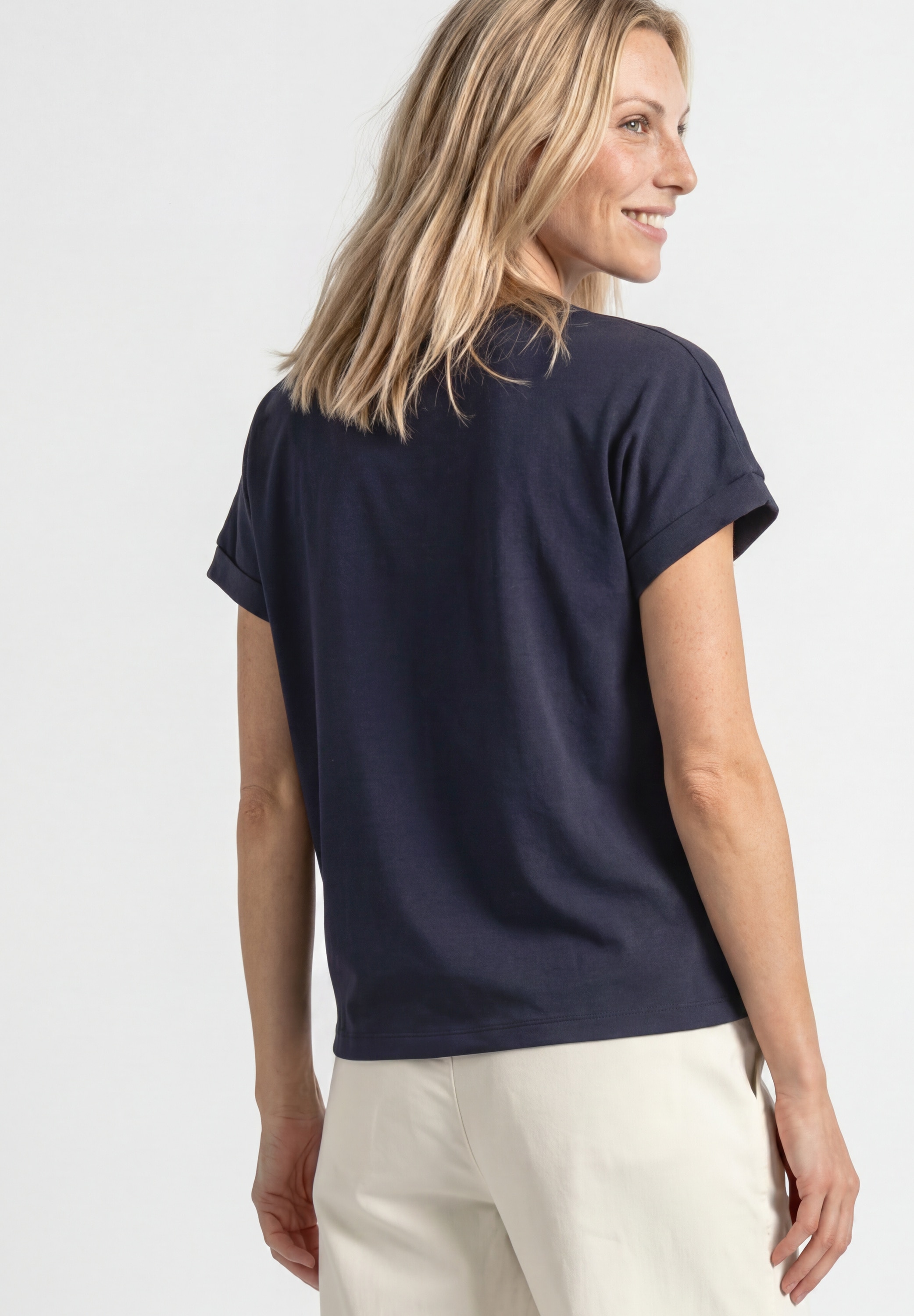STREET ONE T-Shirt im Silk Look
