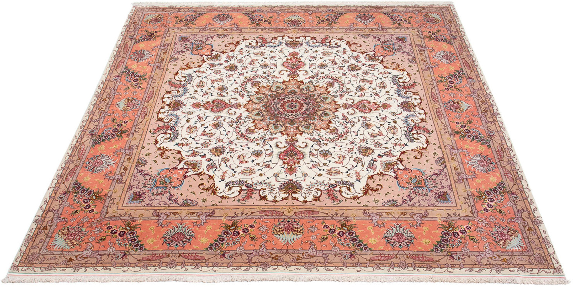 morgenland Orientteppich »Perser - Täbriz - Royal quadratisch - 300 x 298 cm - beige«,... kaufen