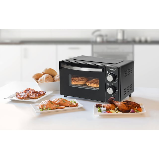 bestron Minibackofen »AOV9 kompaktes Gerät«, 800 Watt, Schwarz online  kaufen | BAUR