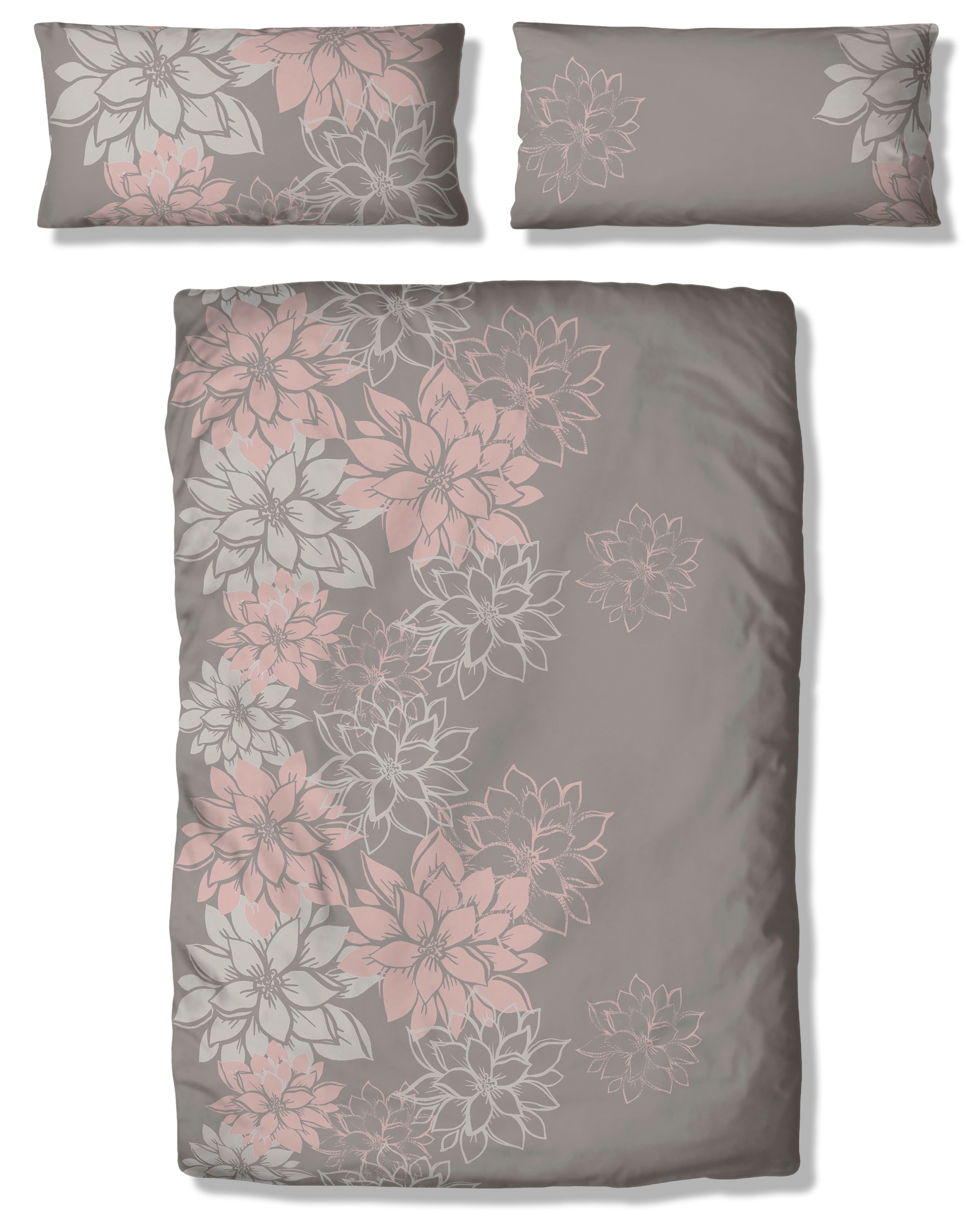 Home affaire Bettwäsche "Susan in Gr. 135x200 oder 155x220 cm" 2 tlg. in ve günstig online kaufen