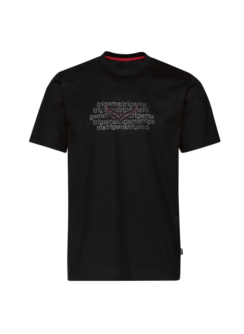 Trigema T-Shirt "TRIGEMA T-Shirt mit Logo-Print", (1 tlg.) günstig online kaufen
