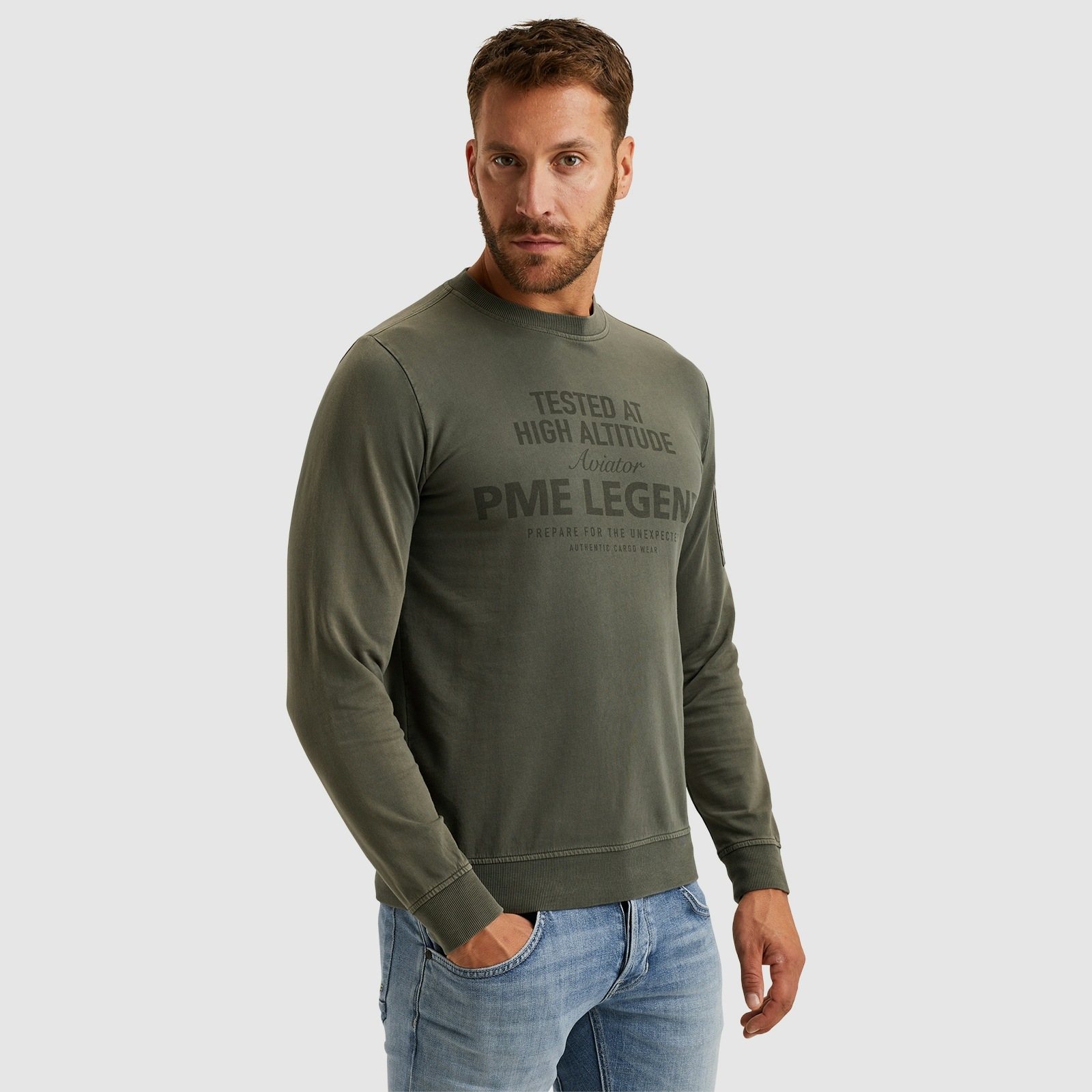 PME LEGEND Sweatshirt, mit Logo Schriftzug
