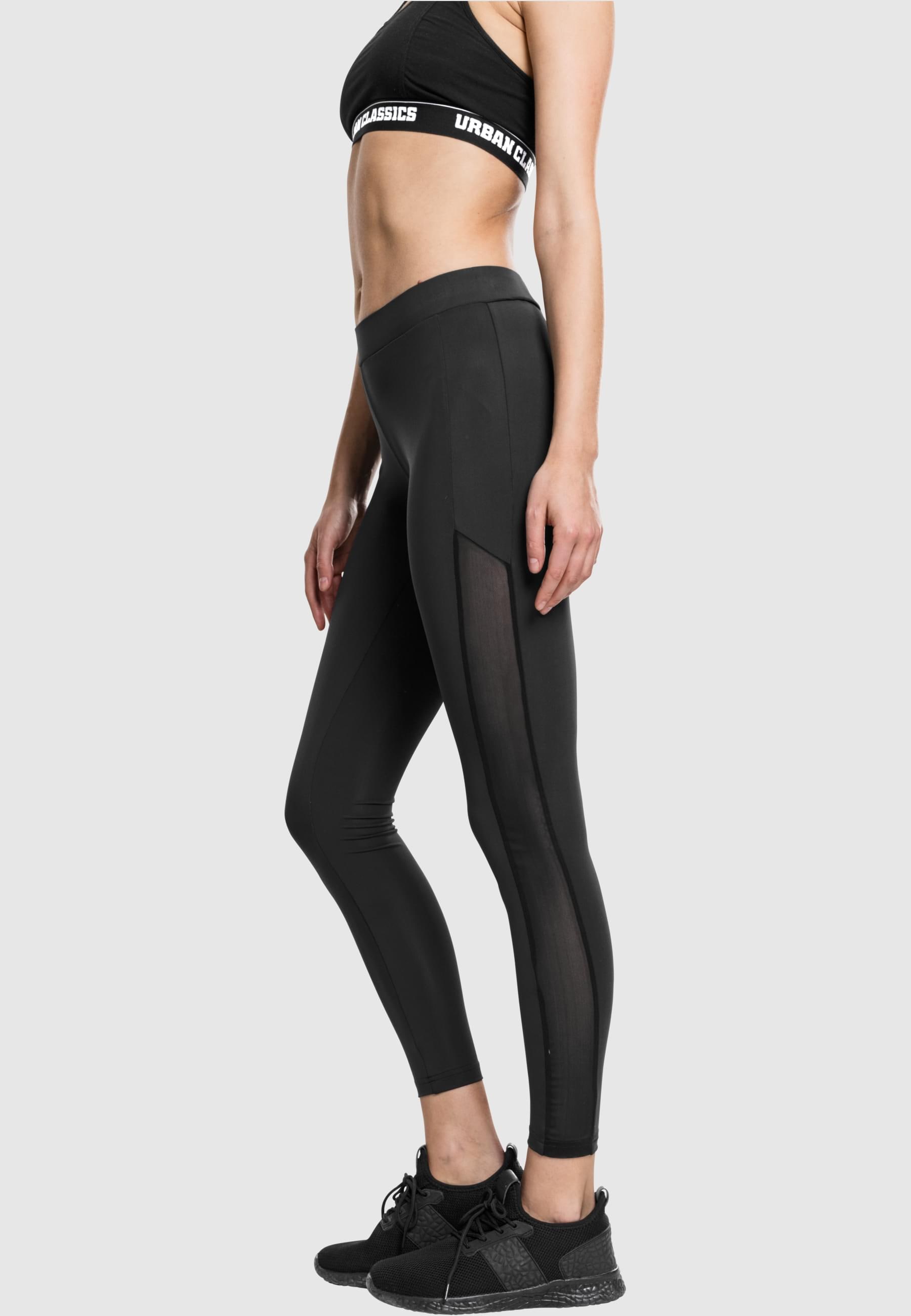 URBAN CLASSICS Leggings »Urban Classics Damen Ladies Tech Mesh Stripe Leggings«, (1 tlg.)