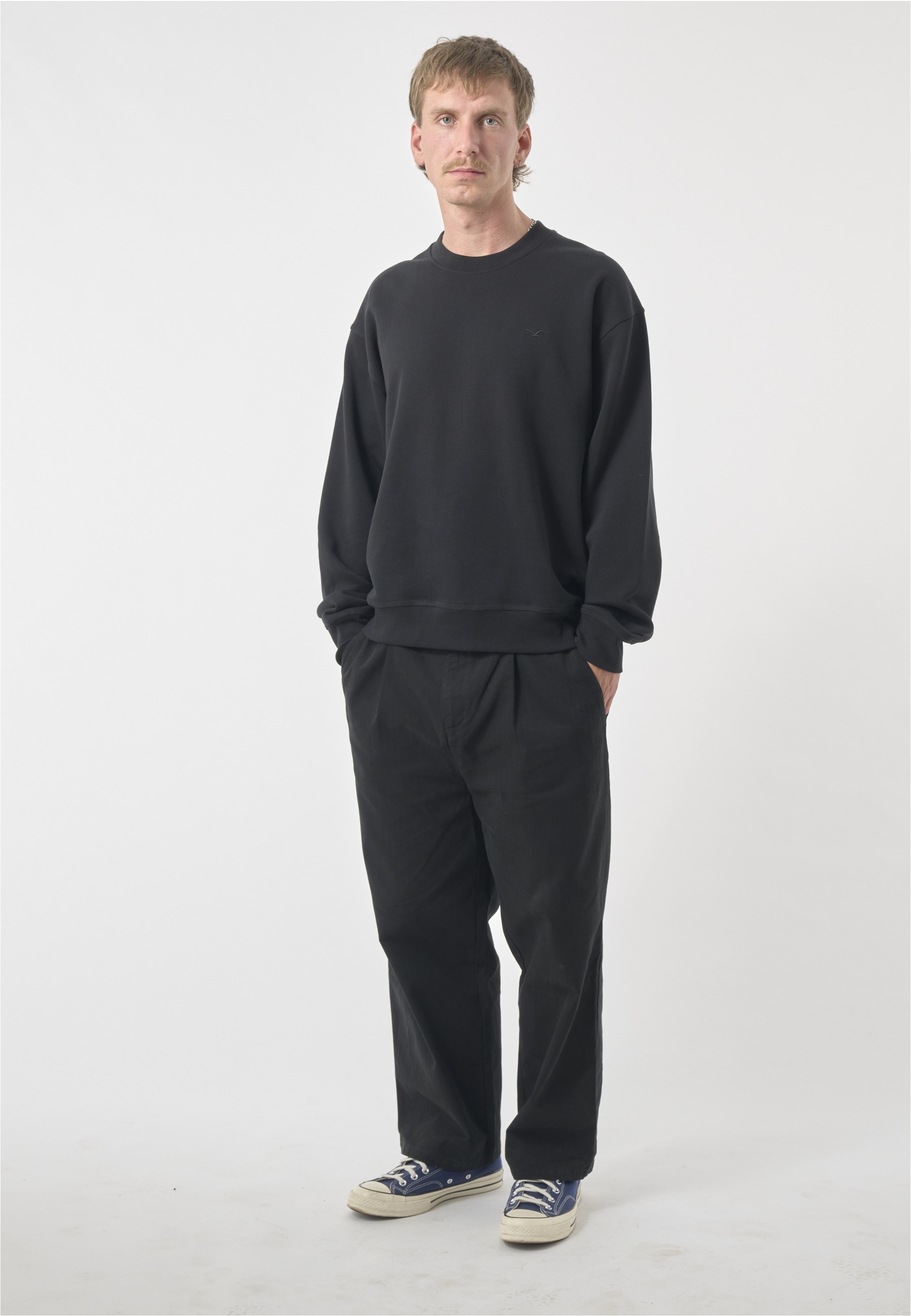 Cleptomanicx Strickpullover »Boxy Crewneck Ligull Boxy Crop«, mit lockerem Schnitt