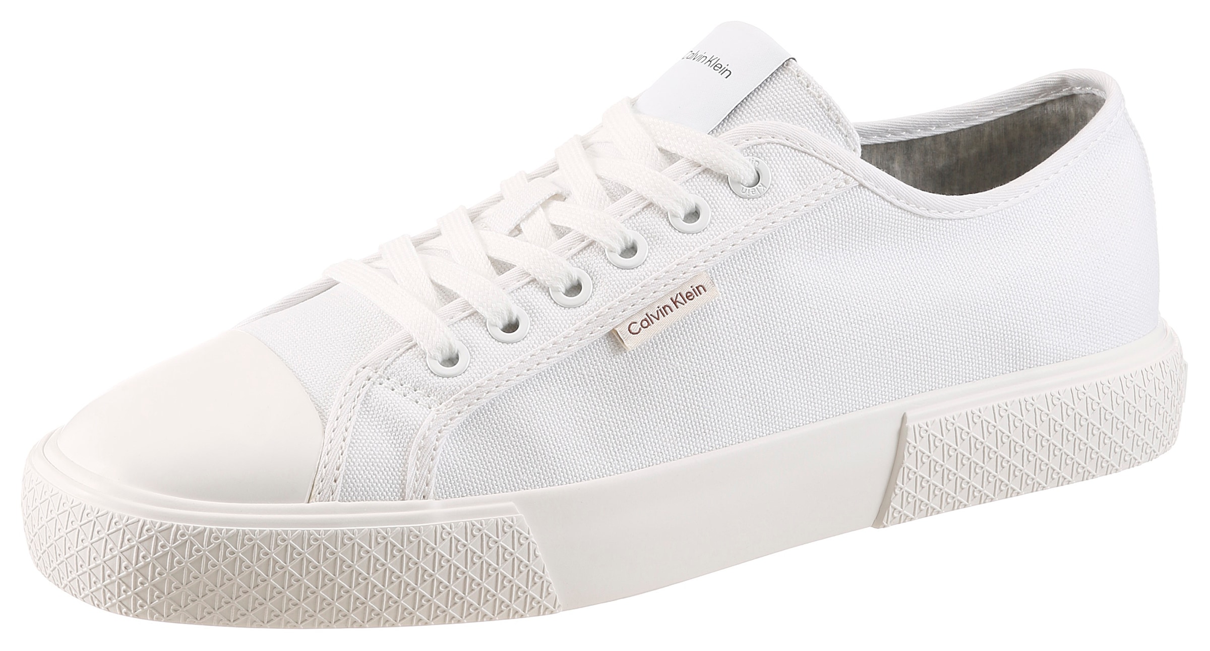Calvin Klein Sneaker »VULC LACEUP CV«  Freizeitschuh, Halbschuh, Schnürer mit CK-Emblem