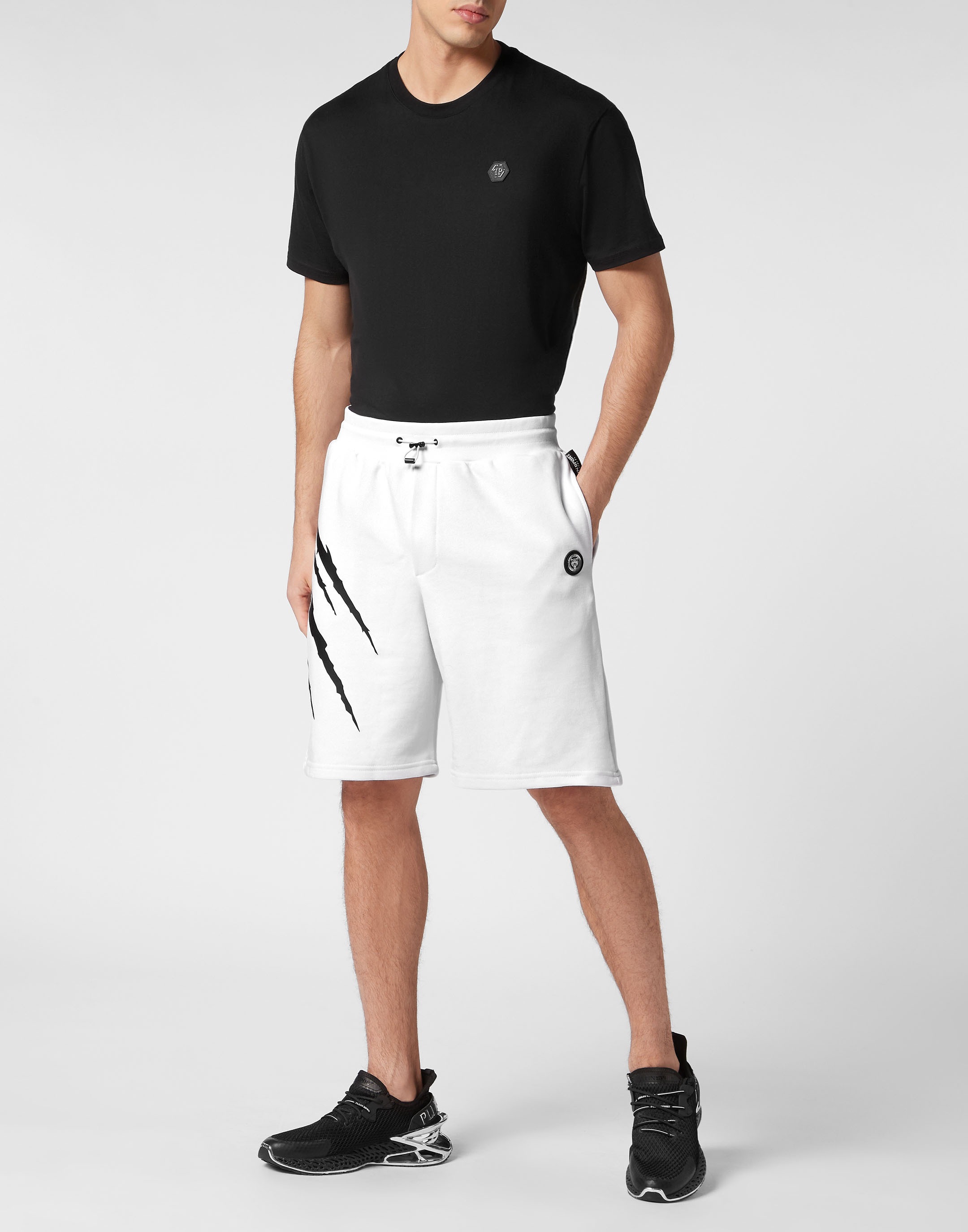 PLEIN SPORT Jogg-Bermudas »Scratch«