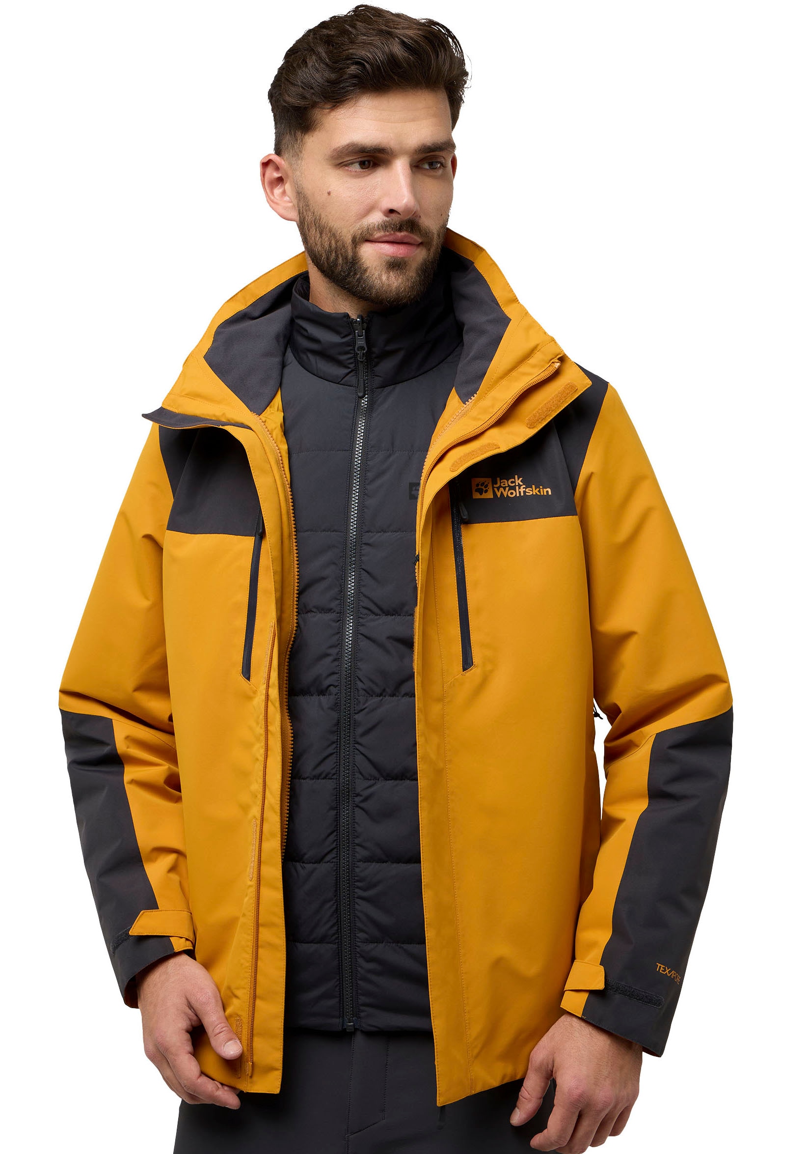 Jack Wolfskin 3-in-1-Funktionsjacke "JASPER 3IN1 JKT M", mit Kapuze günstig online kaufen