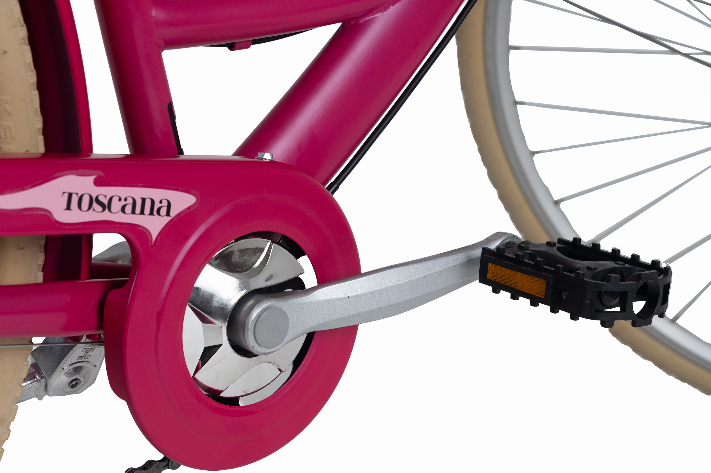 Dacapo Cityrad »DaCapo Damenrad 28'' Toscana Rosa 6 Gänge RH 48 cm« 6 Gang Shimano Tourney Schaltwerk Kettenschaltung
