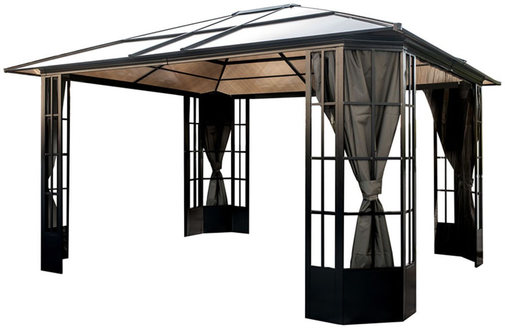 Sojag Pavillon »Savino 1214«, BxT: 338x397 cm, Aluminiumgestell