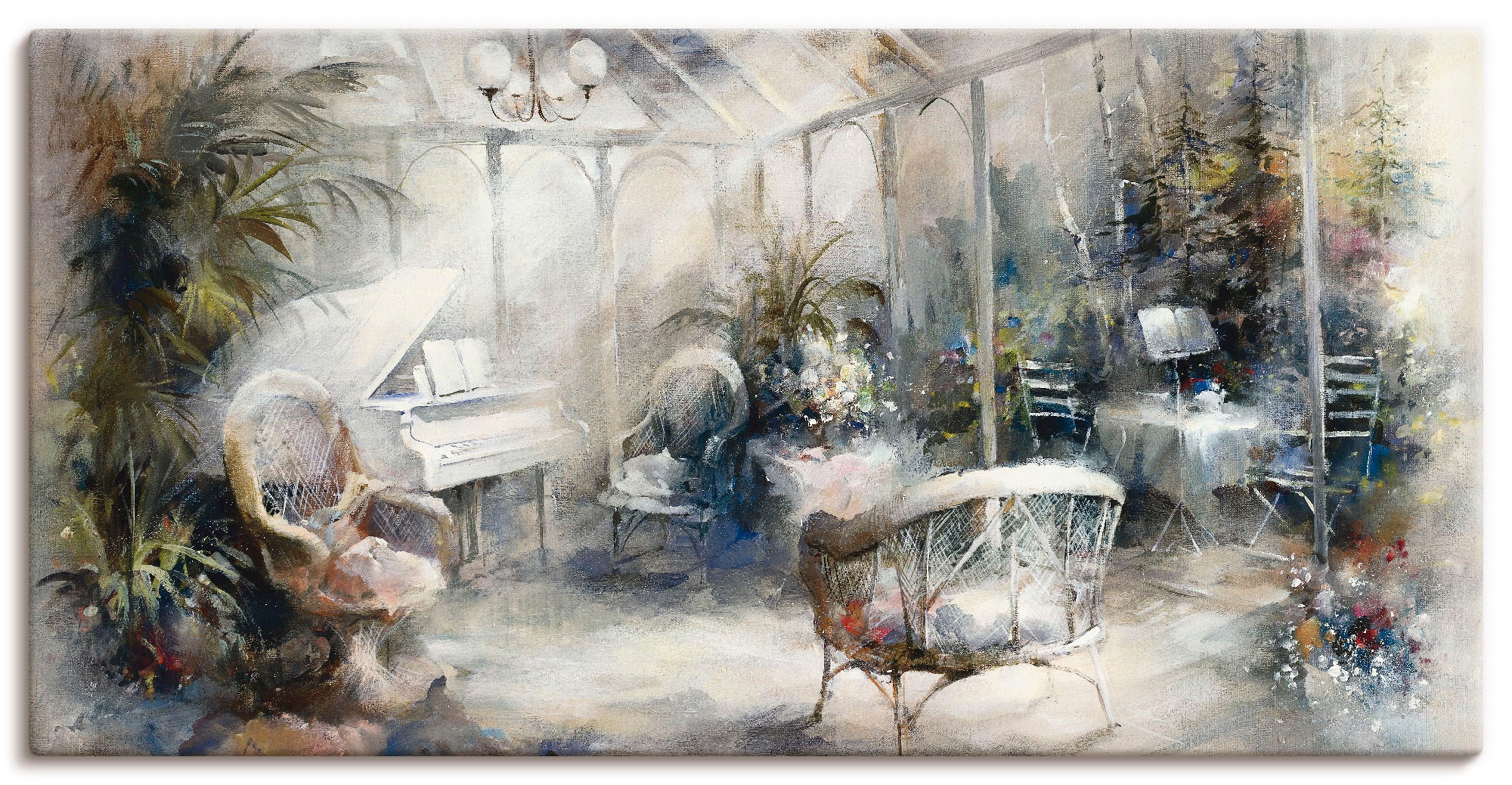 Artland Leinwandbild "Inspiration" Innenarchitektur 1 Stk. tlg. auf Keilrah günstig online kaufen