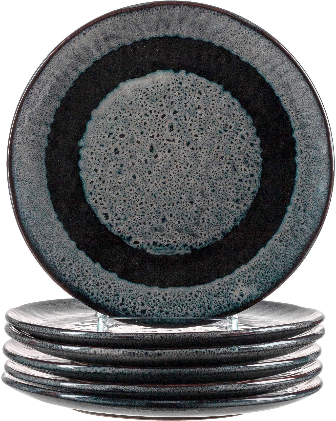 LEONARDO Dessertteller "Matera", 23cm, grau, Speiseteller, Keramik, Ø 23 cm