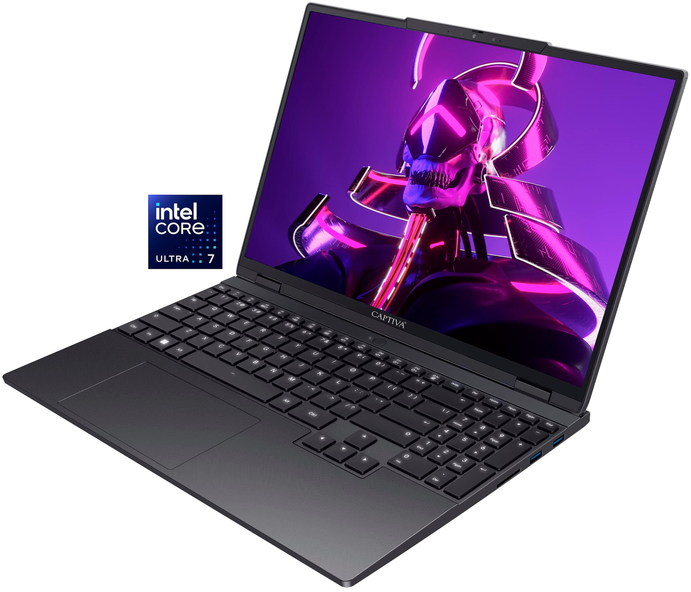 CAPTIVA Business-Notebook "Business/Office I10-1461GE", schwarz, 64 GB RAM 1.000 GB SSD, Ultra 7, Microsoft Windows 11 Home (64 Bit), Notebooks