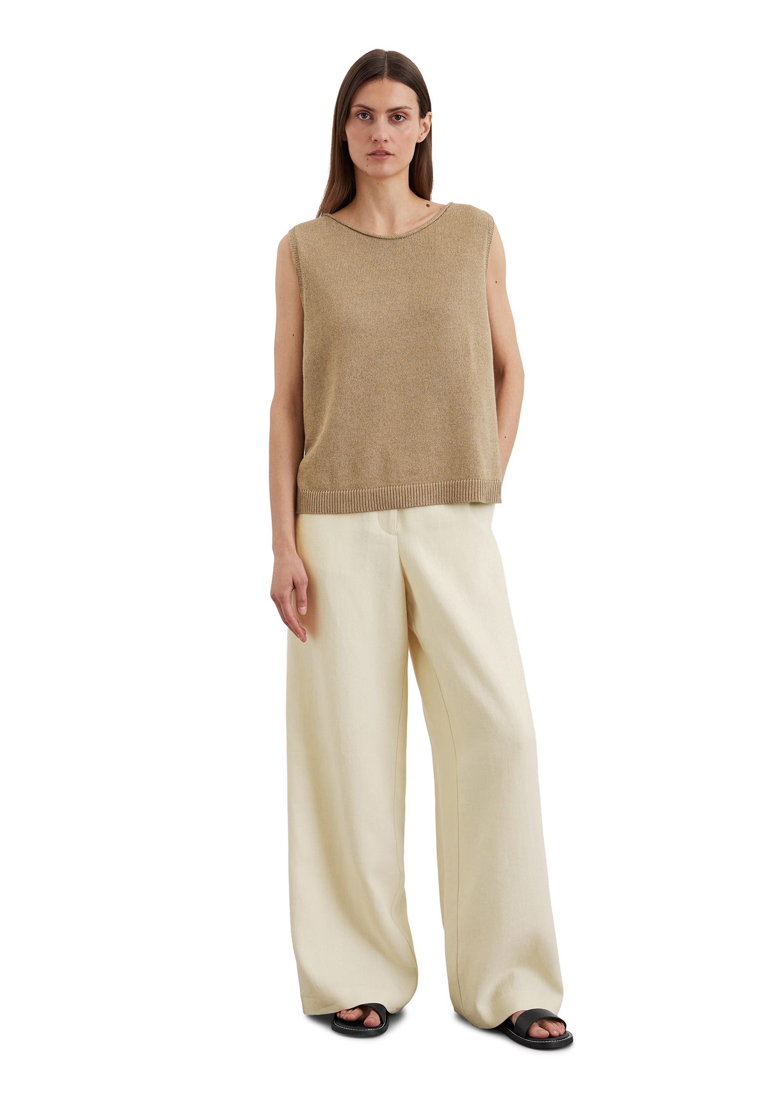 Marc O'Polo Strickpullover »aus Leinen-Mix«