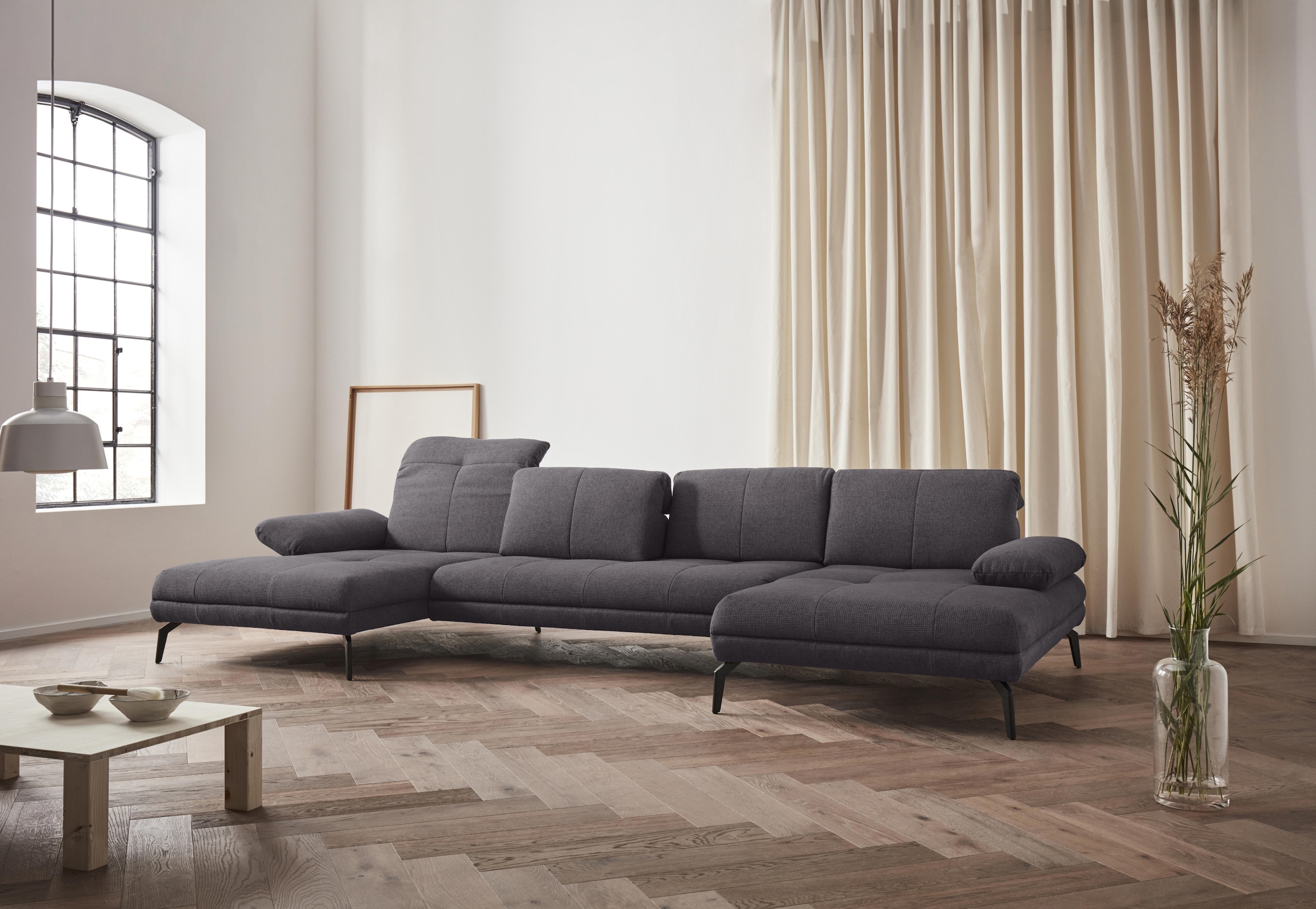 andas Wohnlandschaft "Stenlille Multifunktions-Sofa, U-Form", incl. Sitztie günstig online kaufen