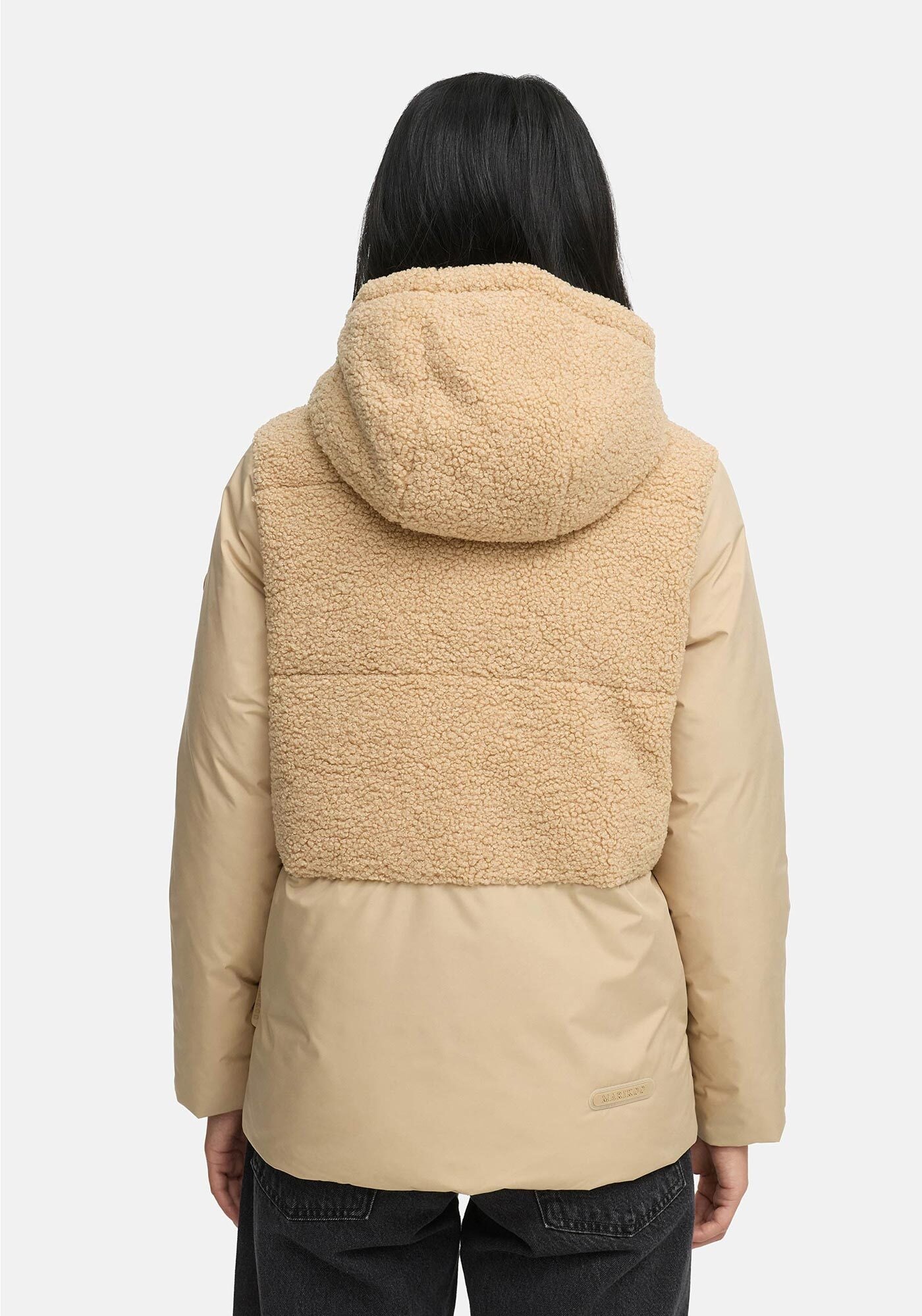 Marikoo Sheeta Winter Jacket Beige Size S 3