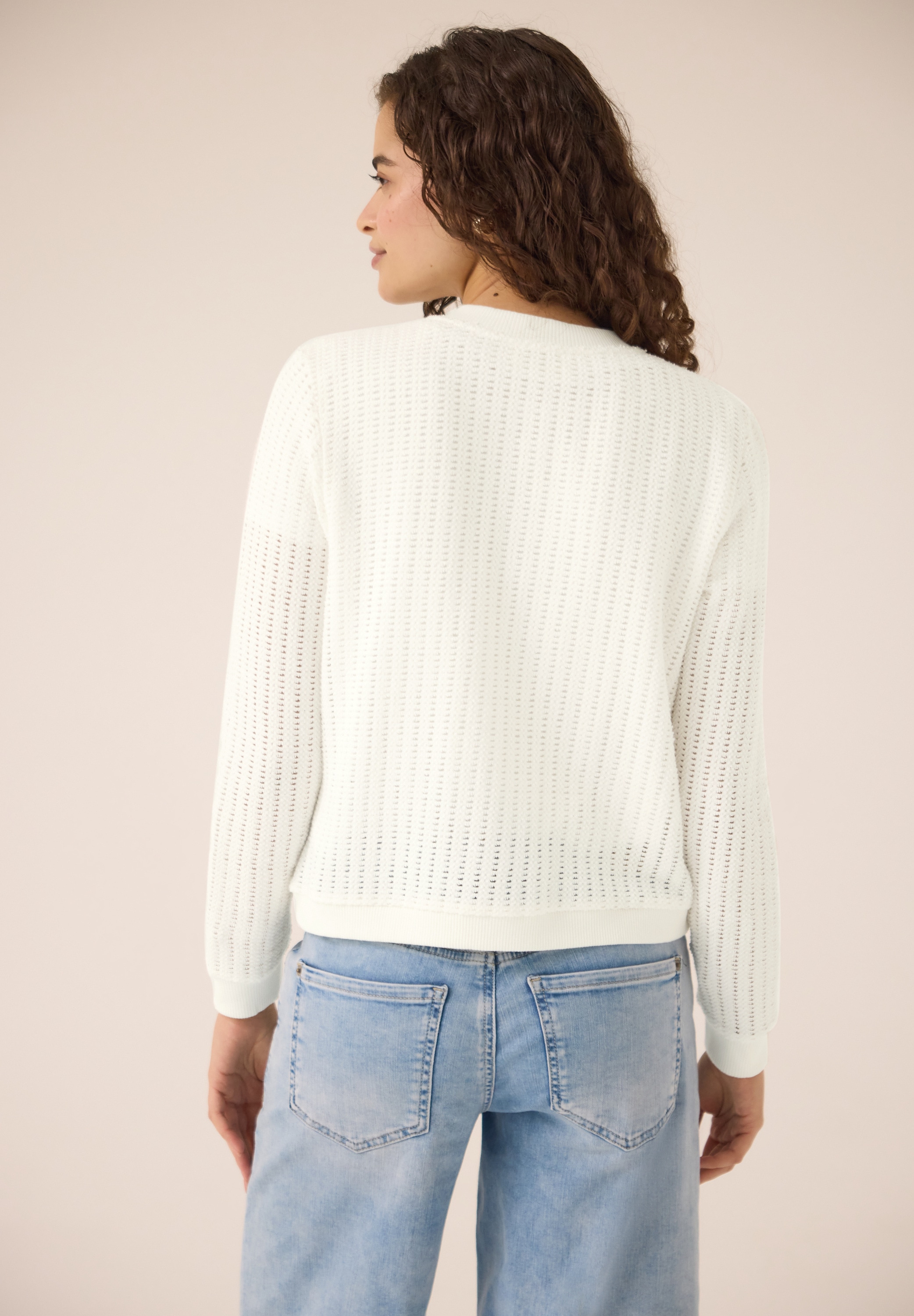STREET ONE STUDIO Cardigan mit Strick-Struktur
