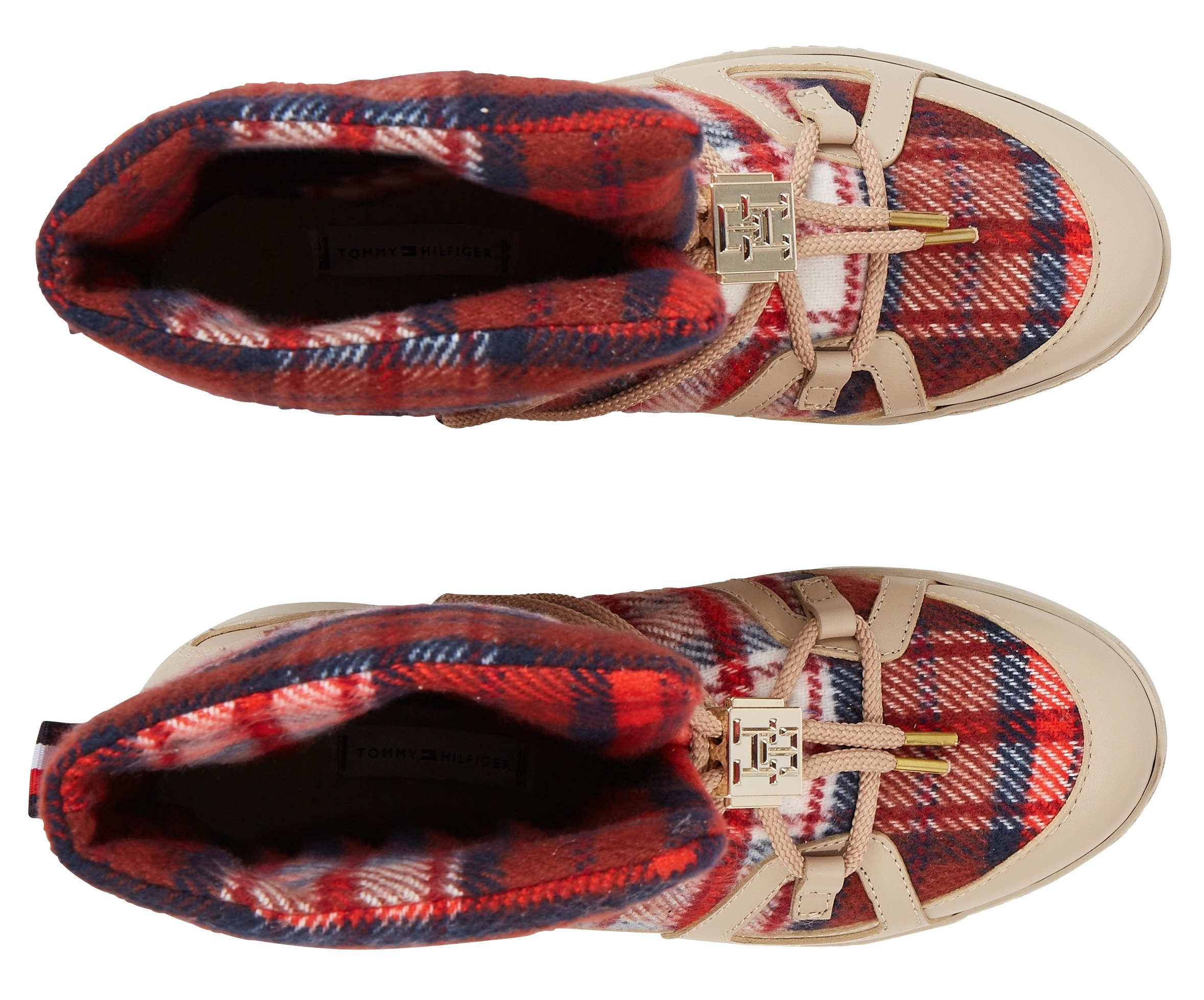 plaid tommy hilfiger shoes