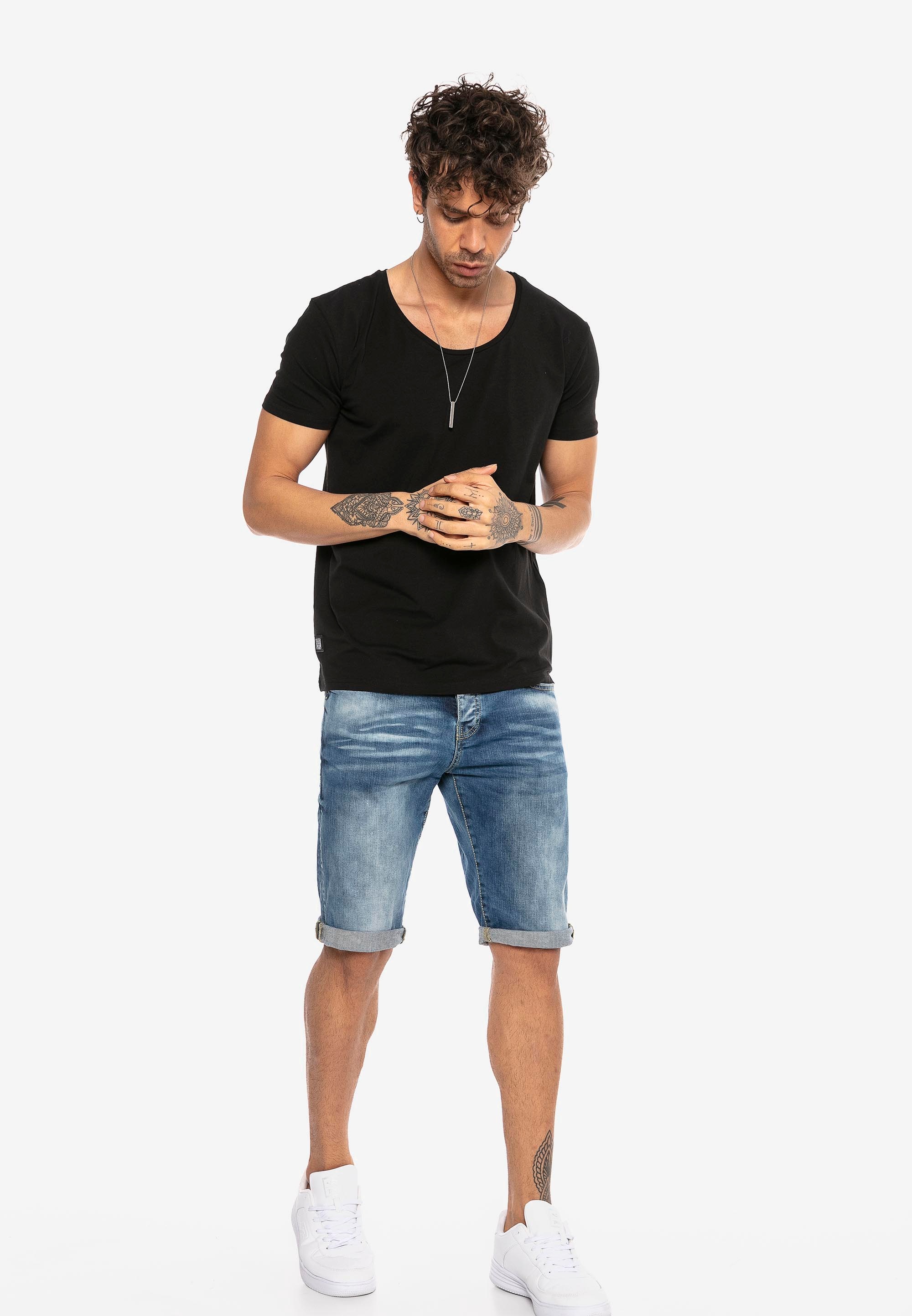 RedBridge T-Shirt »Midland«, mit weitem Rundhalsausschnitt